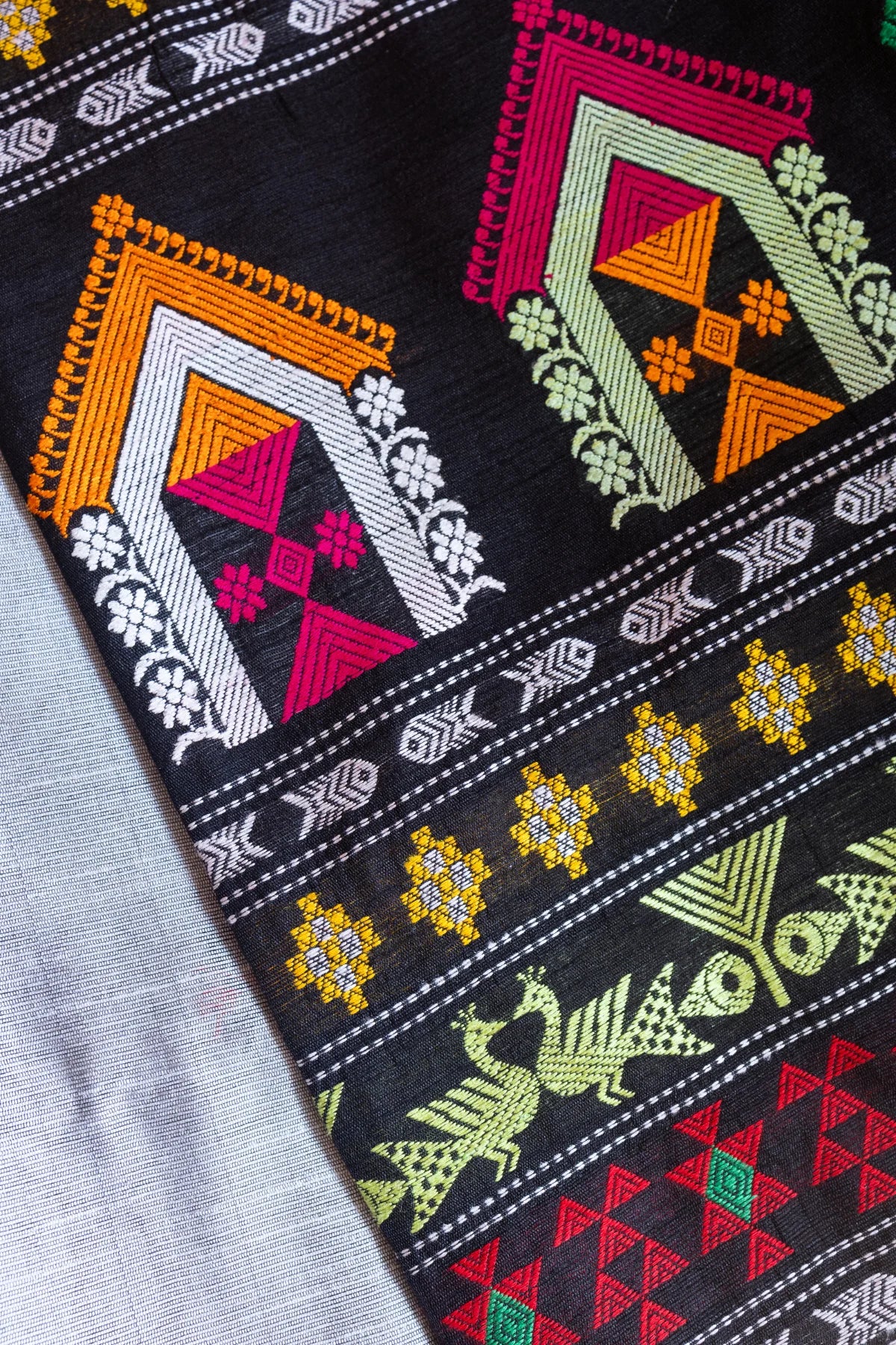 Dolabedi (Orissa) Sarees - Grey