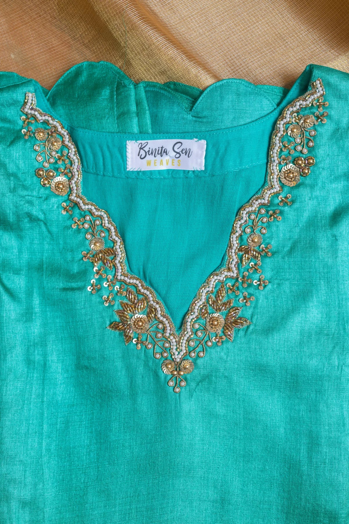 Zardosi Co-ord Sets - Skyblue