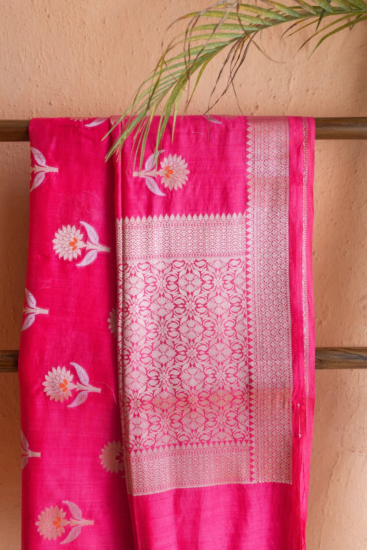 Banarasi Silk Sarees - Hot Pink