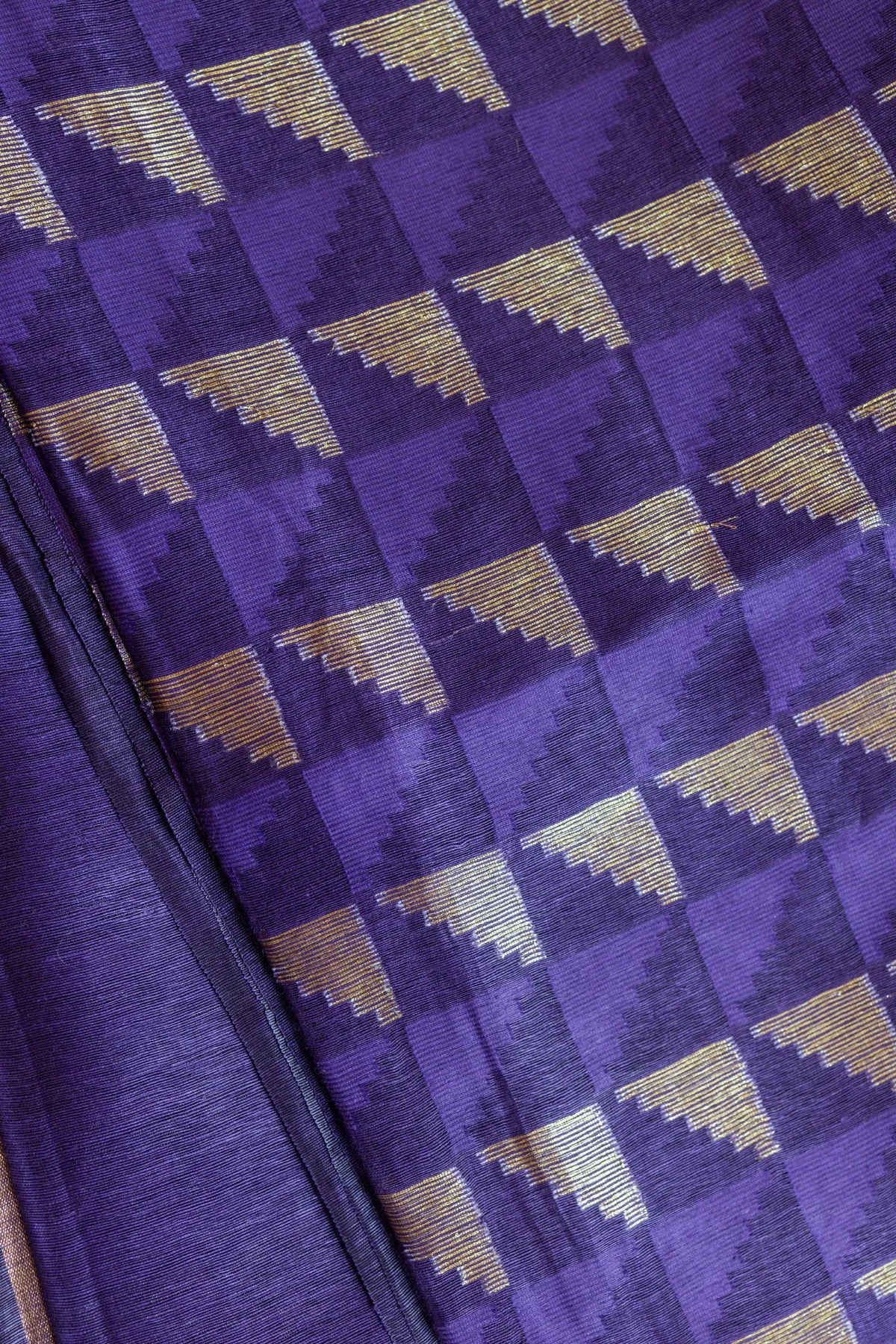 Linen Silk Sarees - Purple 2