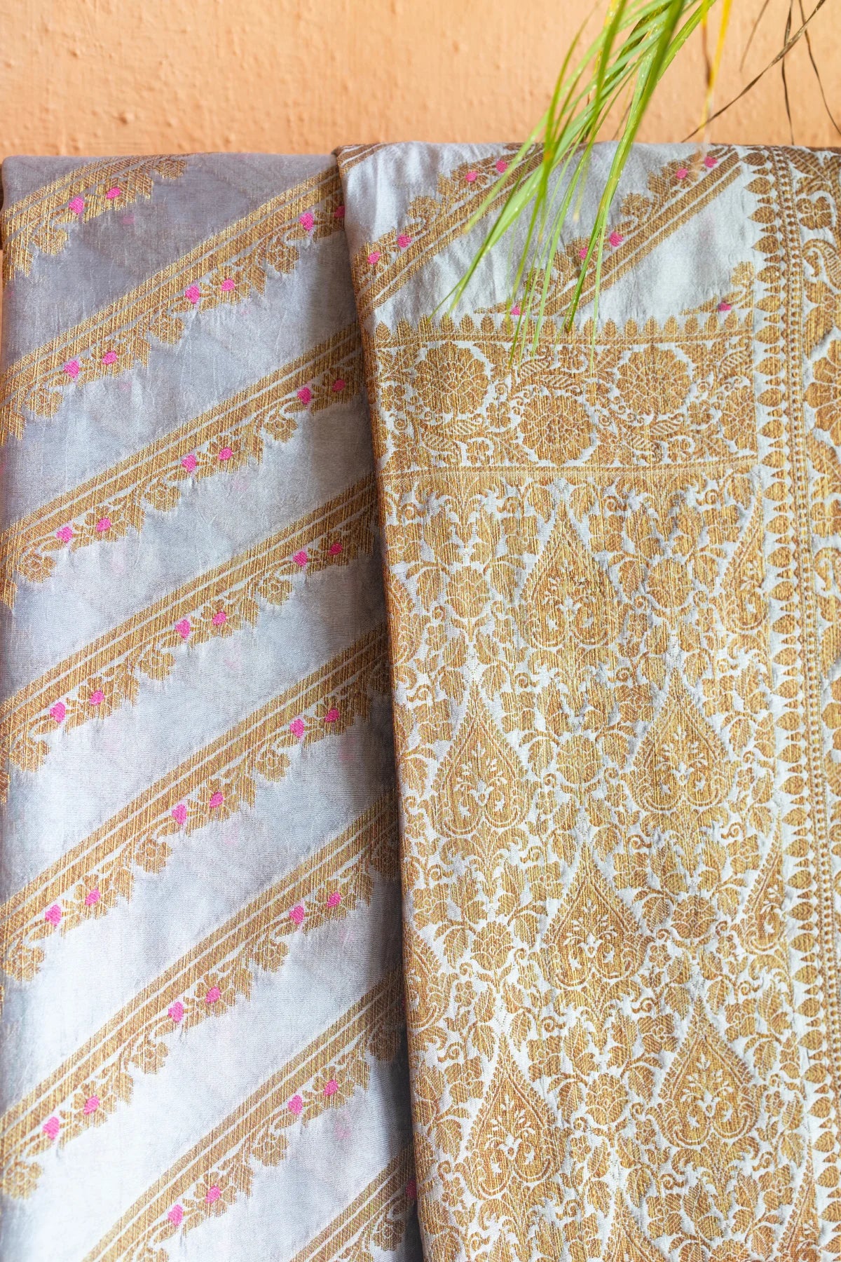Banarasi Silk Sarees - Grey 2