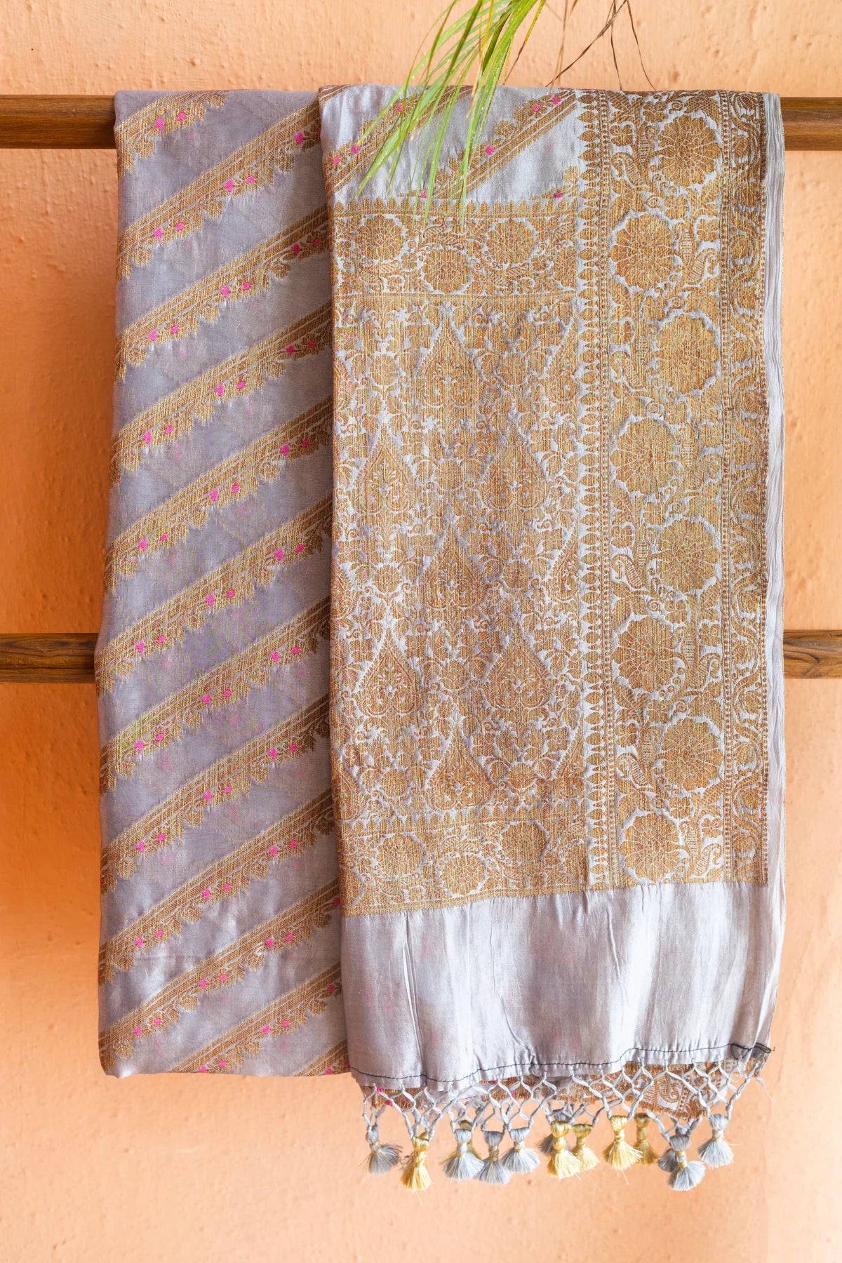 Banarasi Silk Sarees - Grey 2