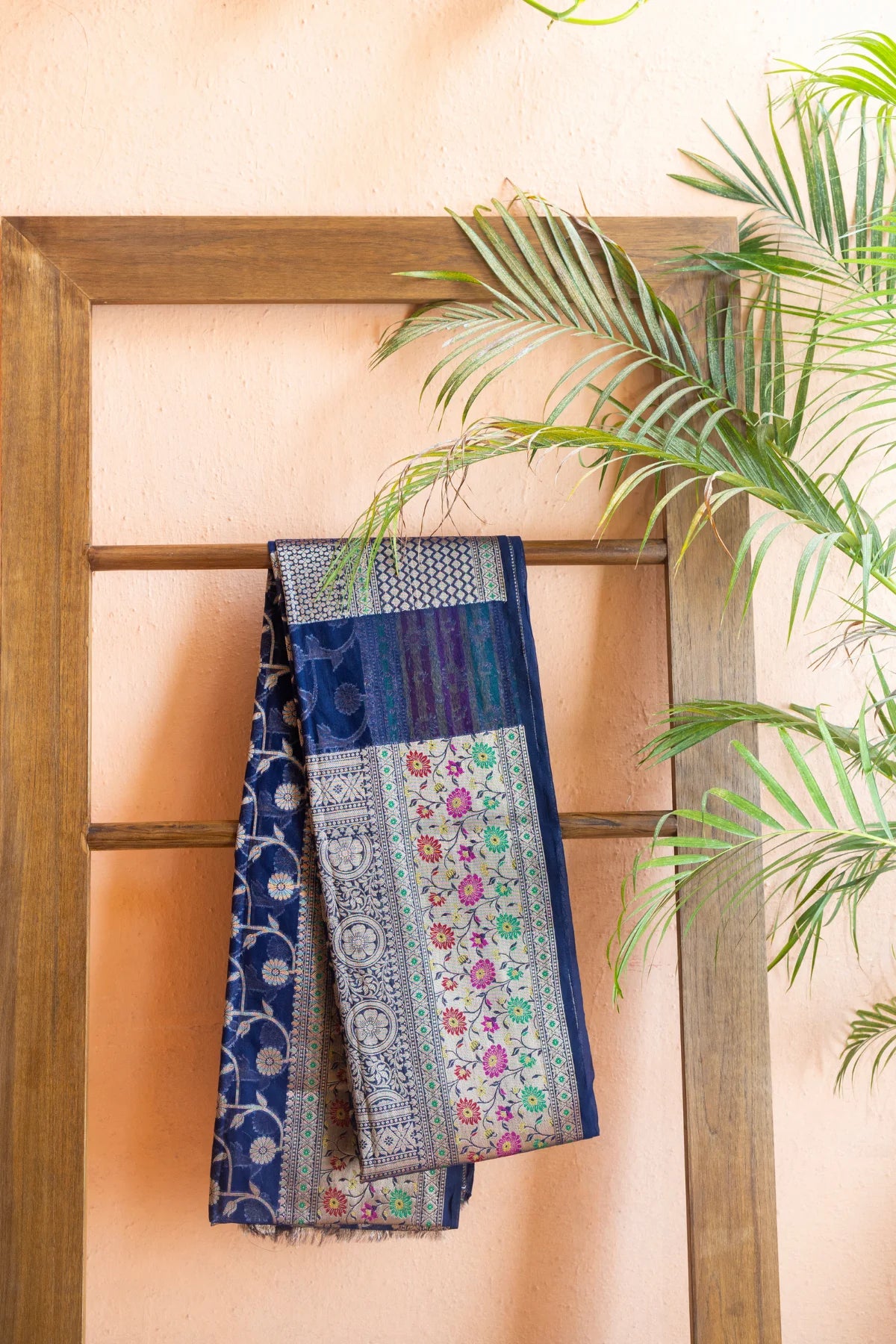 Banarasi Silk Sarees - Navy Blue