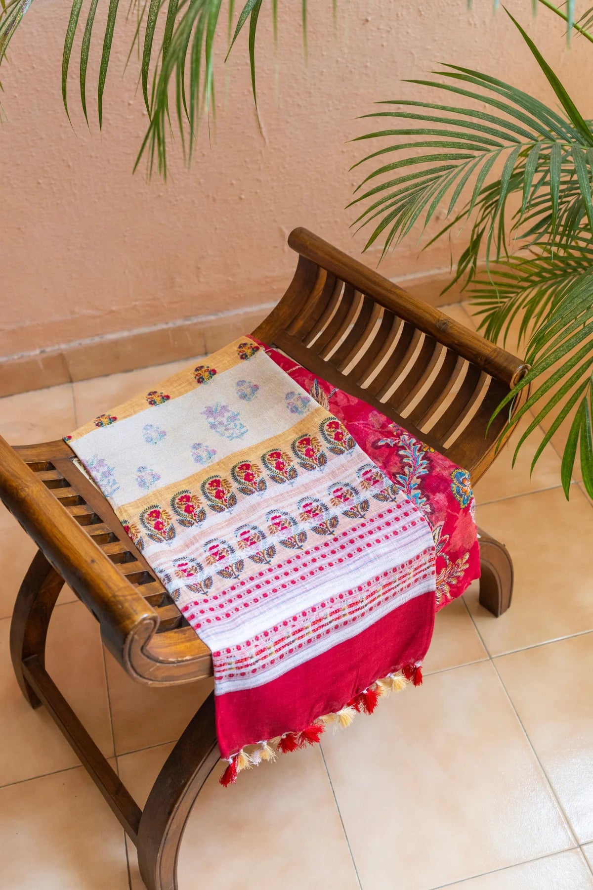 Printed Linen Cotton - Yellow 1