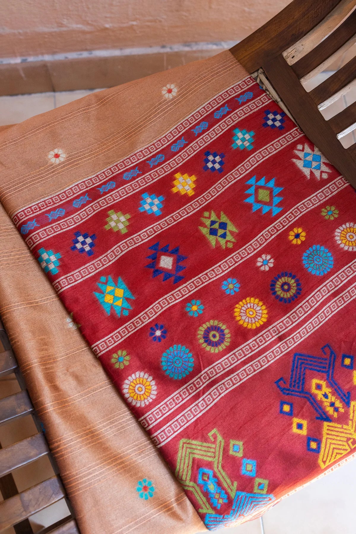 Dolabedi (Orissa) Sarees - Red