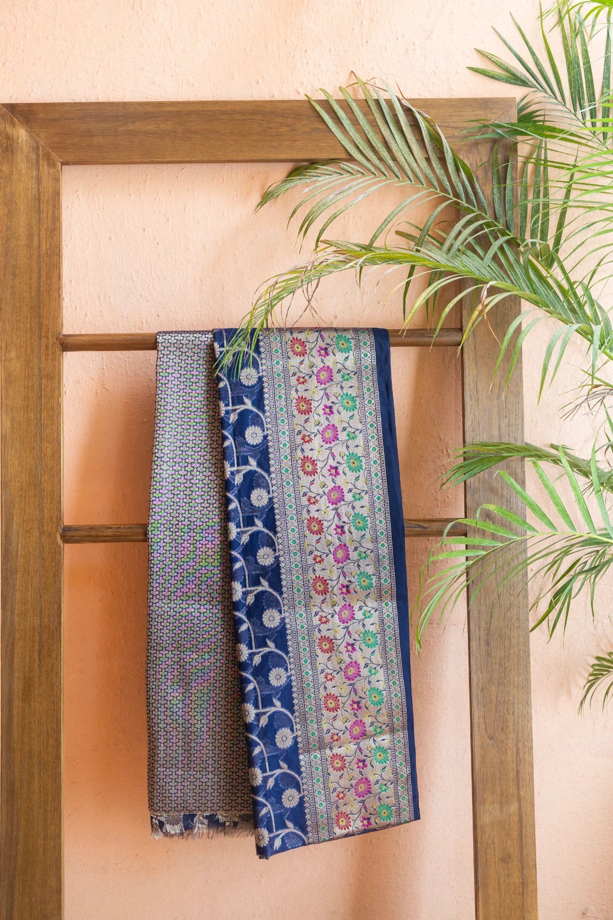 Banarasi Silk Sarees - Navy Blue