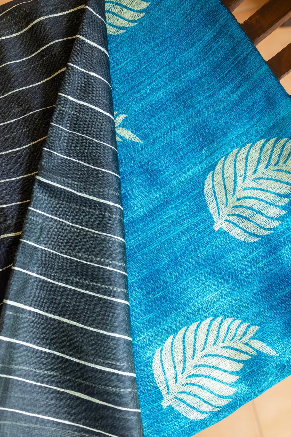 Gheecha Silk Sarees - Skyblue 2