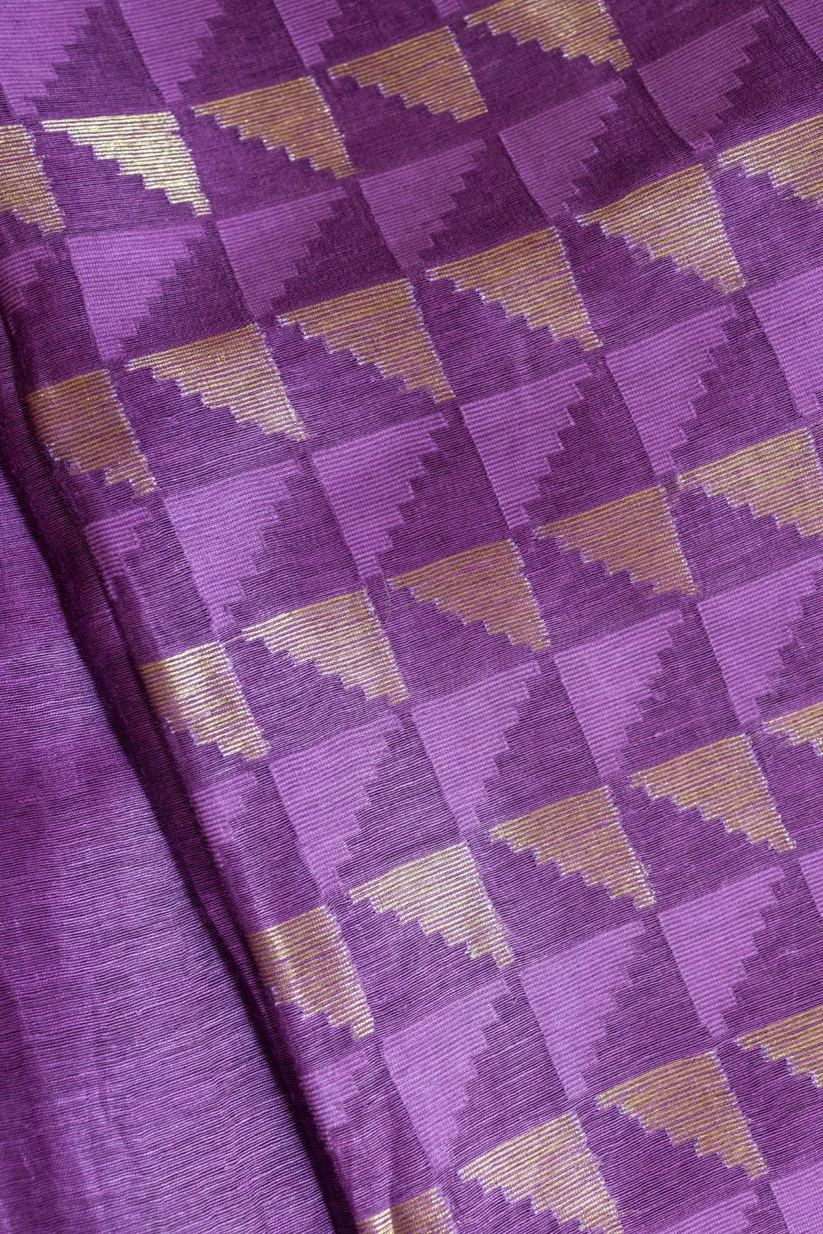 Linen Silk Sarees - Purple