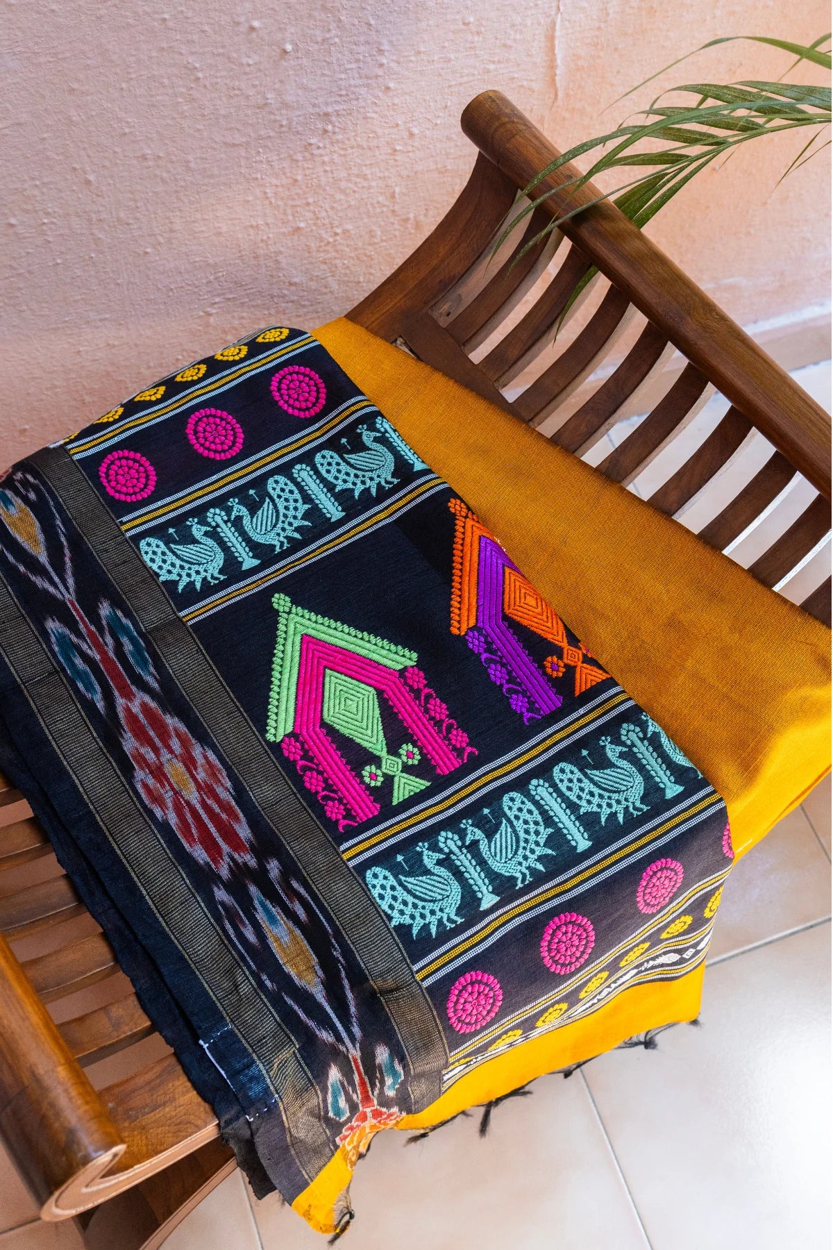 Dolabedi (Orissa) Sarees - Yellow