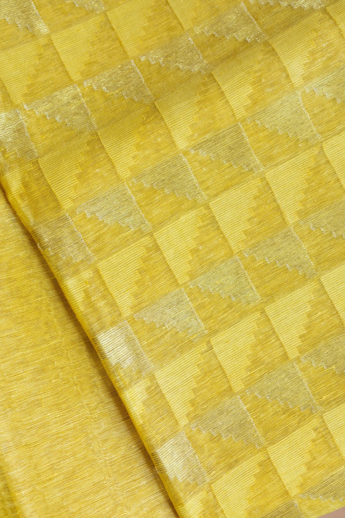 Linen Silk Sarees - Yellow 3