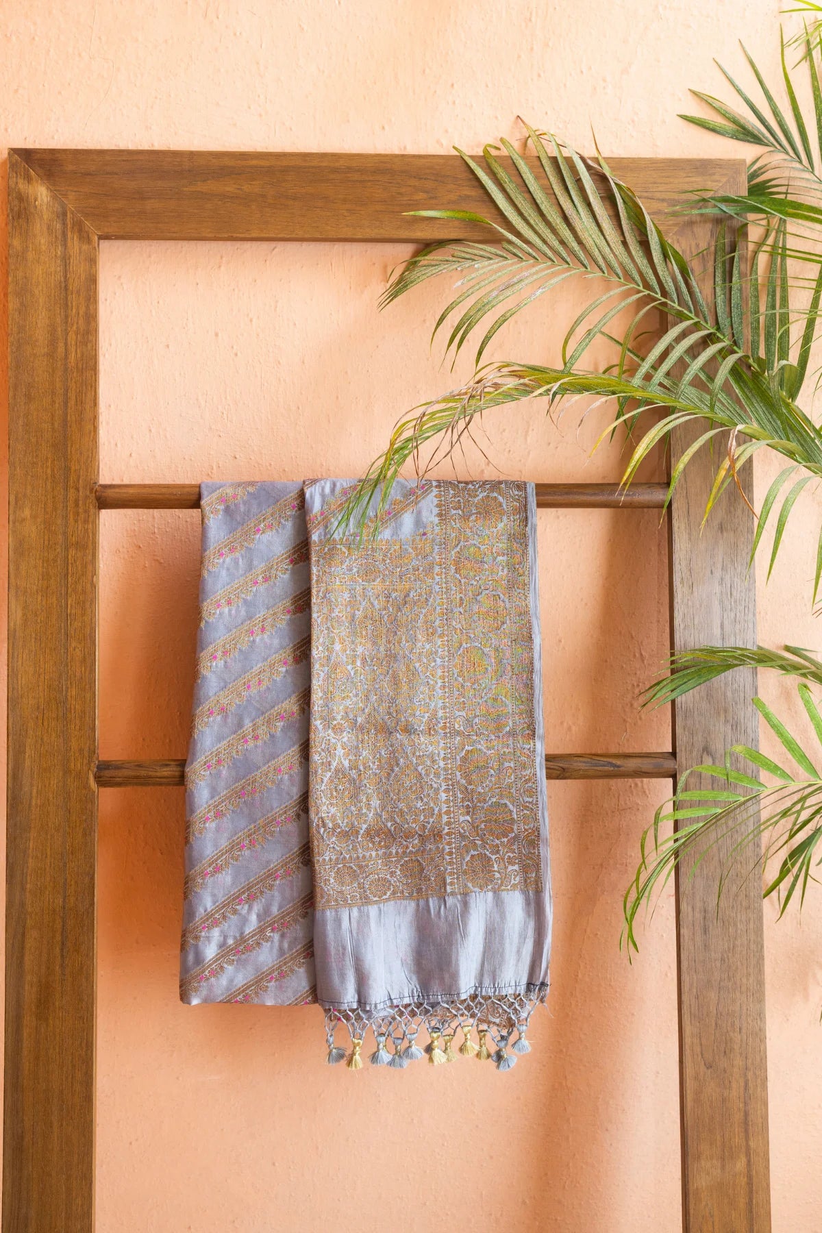 Banarasi Silk Sarees - Grey 2