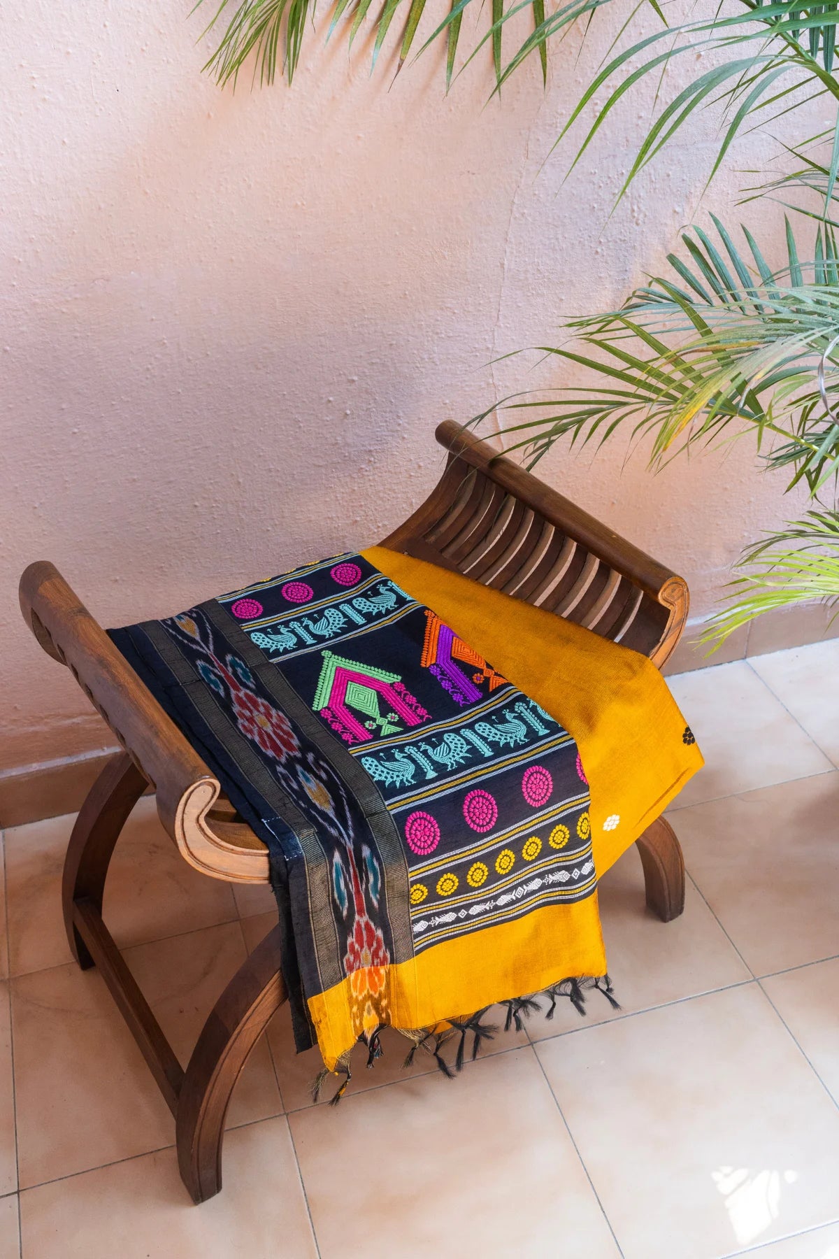 Dolabedi (Orissa) Sarees - Yellow