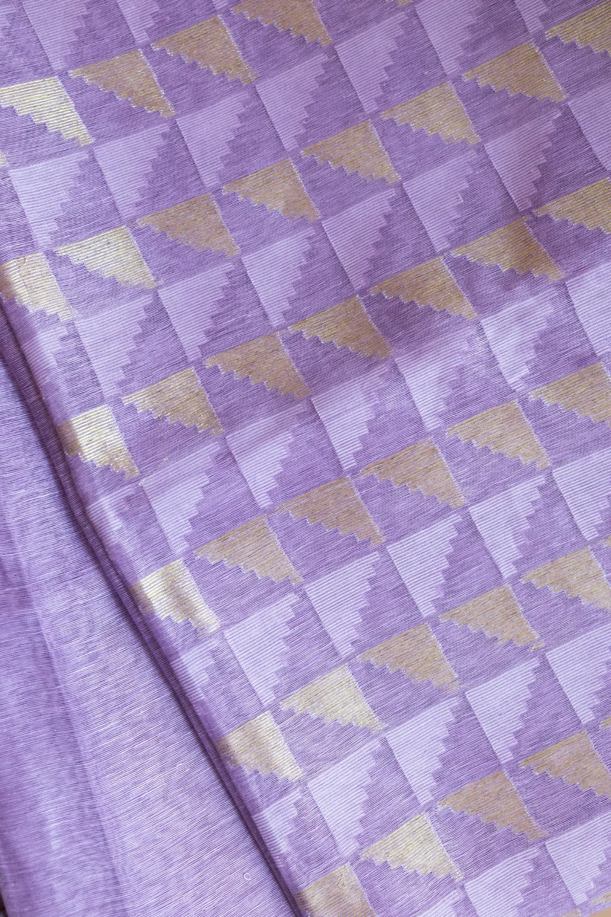 Linen Silk Sarees - Purple 4