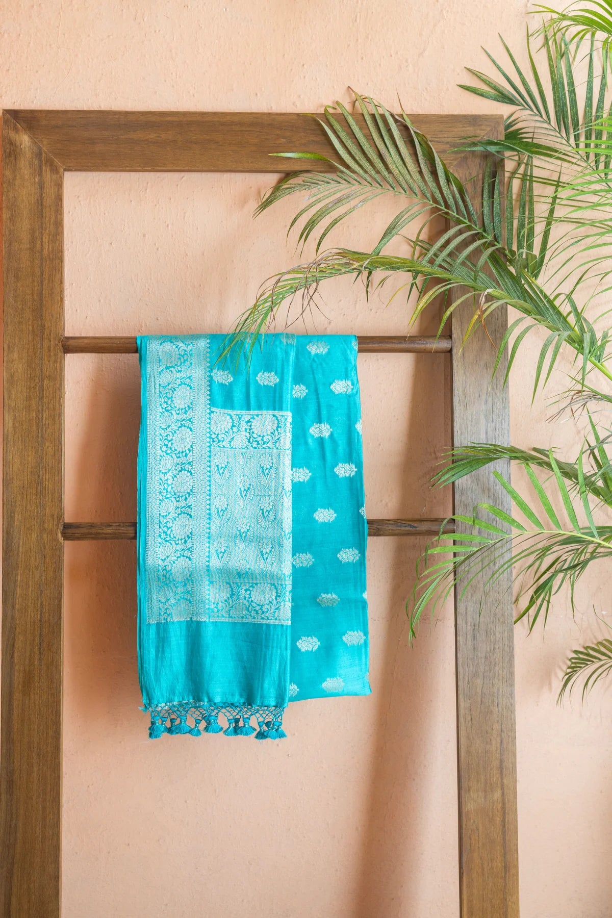 Banarasi Silk Sarees-  Turquoise Blue 1