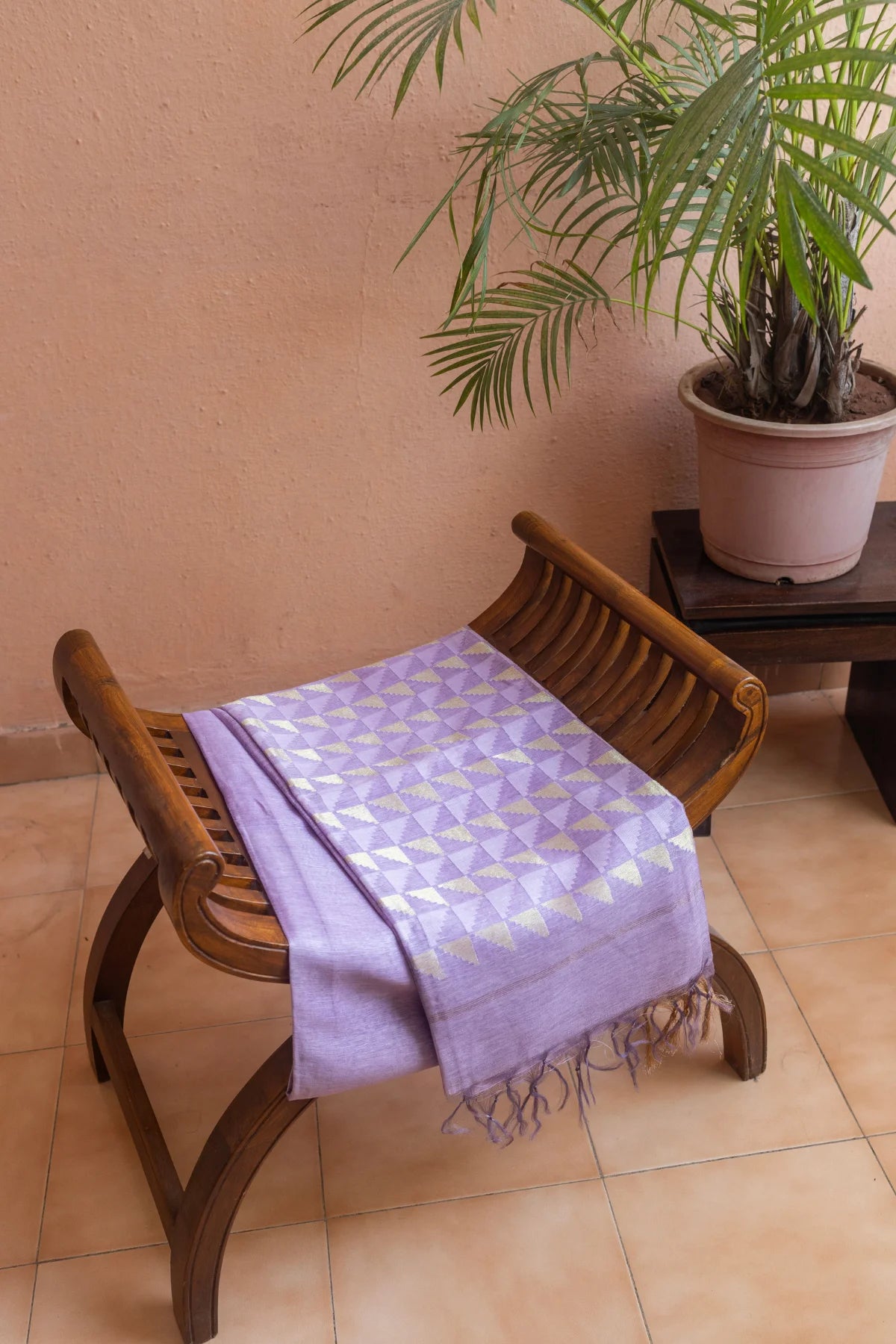 Linen Silk Sarees - Purple 4