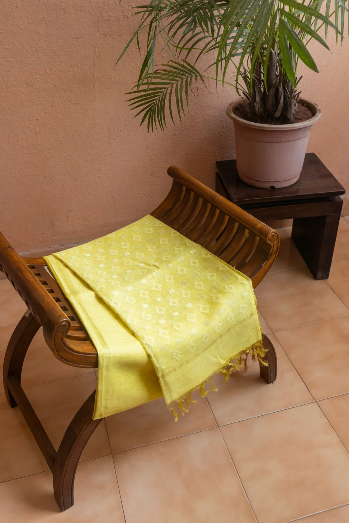 Linen Silk Sarees - Yellow