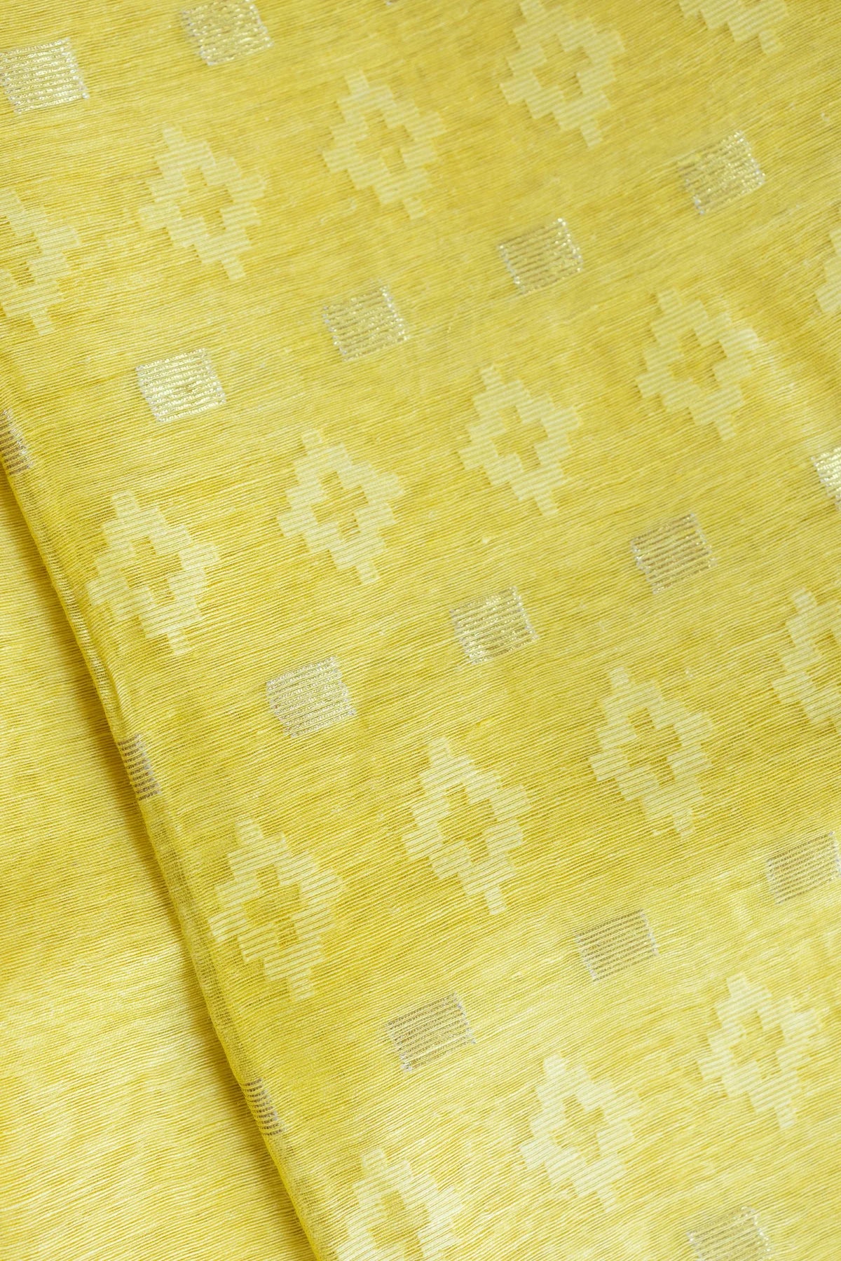 Linen Silk Sarees - Yellow