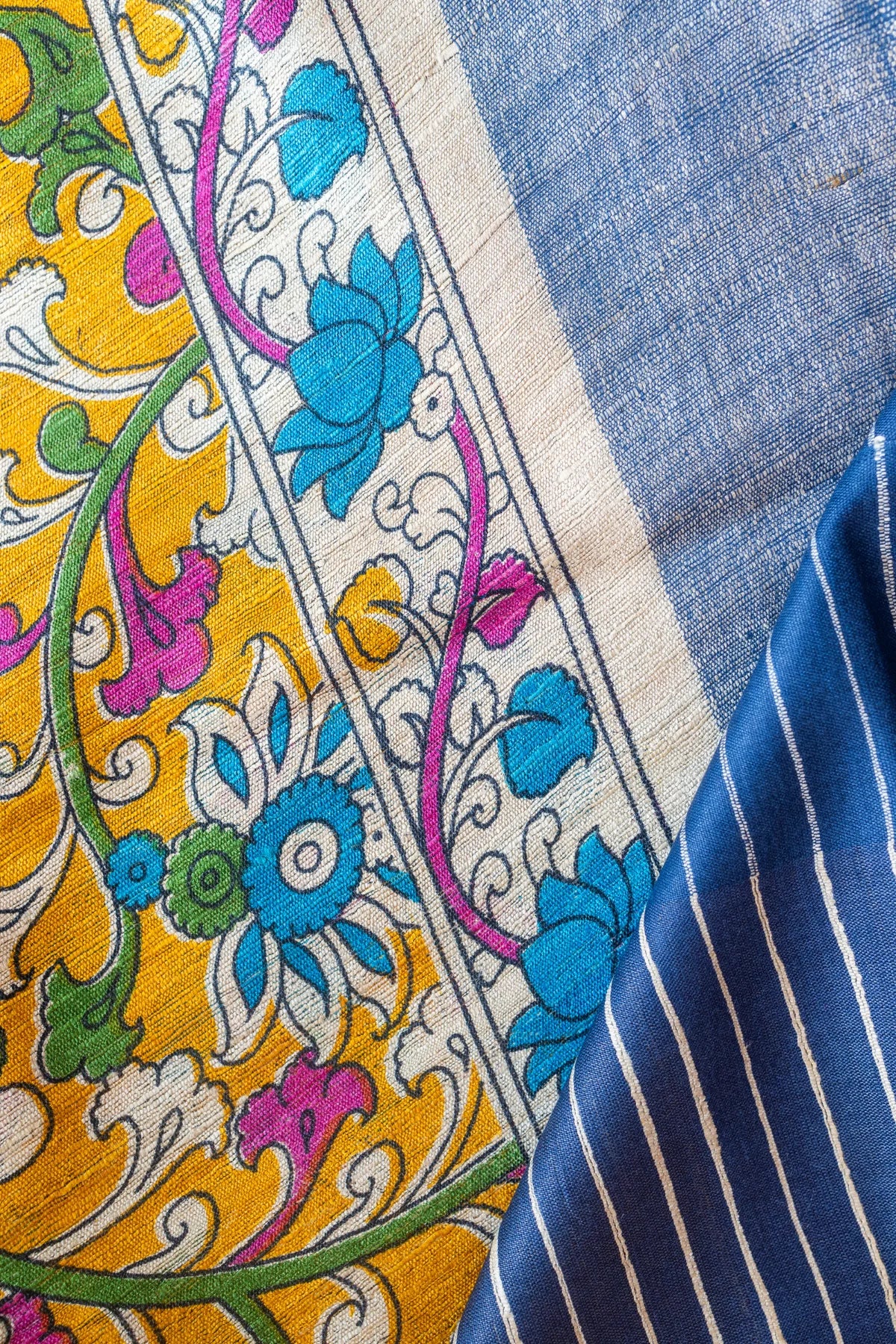 Gheecha Silk Sarees - Blue 2