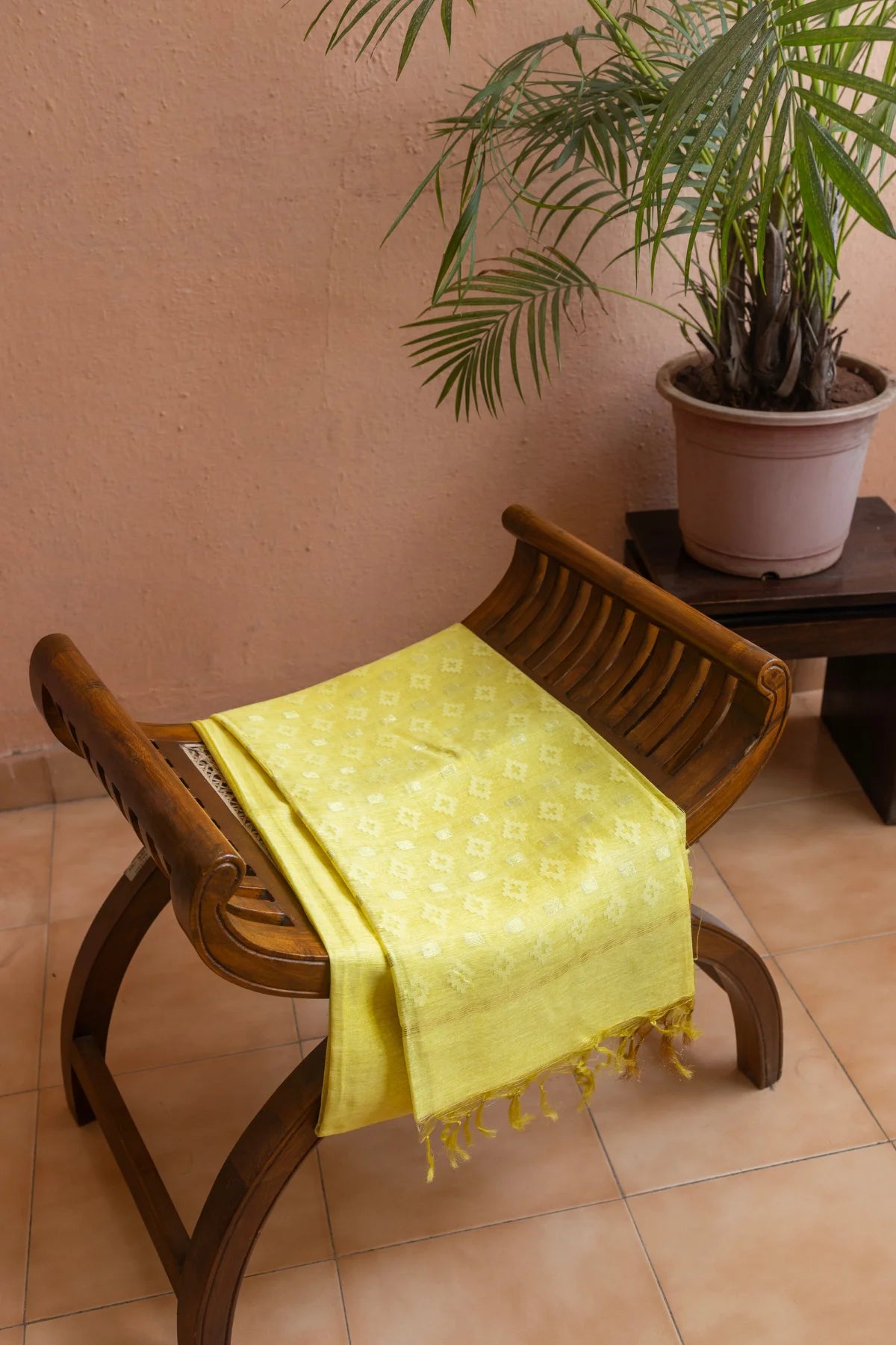 Linen Silk Sarees - Yellow
