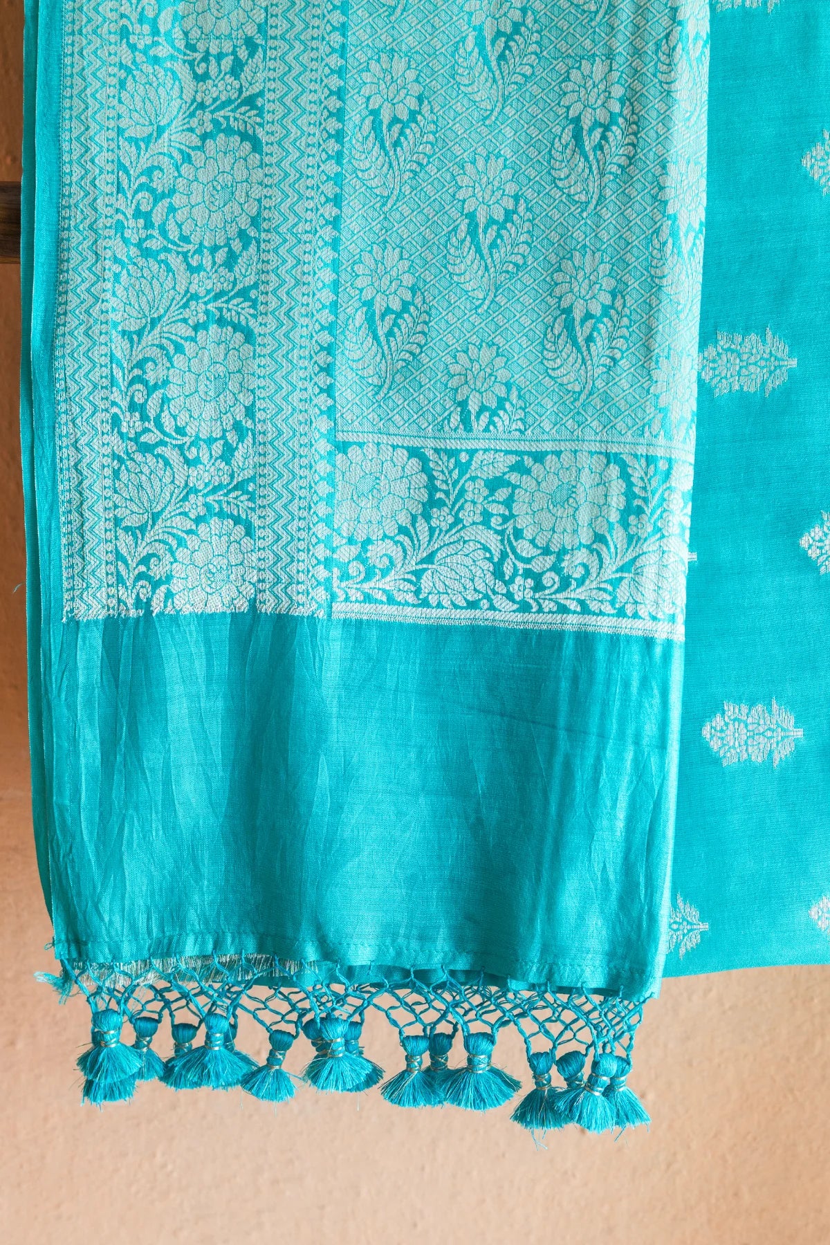 Banarasi Silk Sarees-  Turquoise Blue 1
