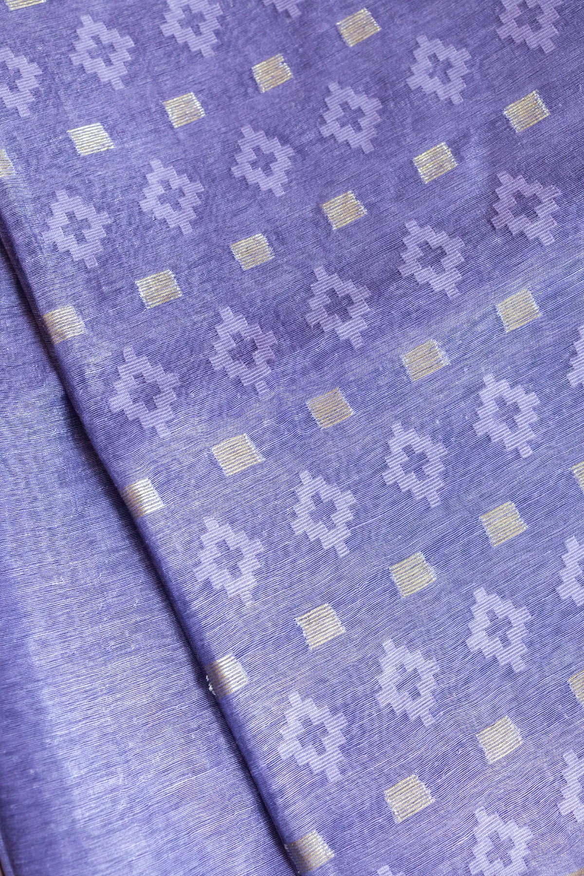 Linen Silk Sarees - Purple 3