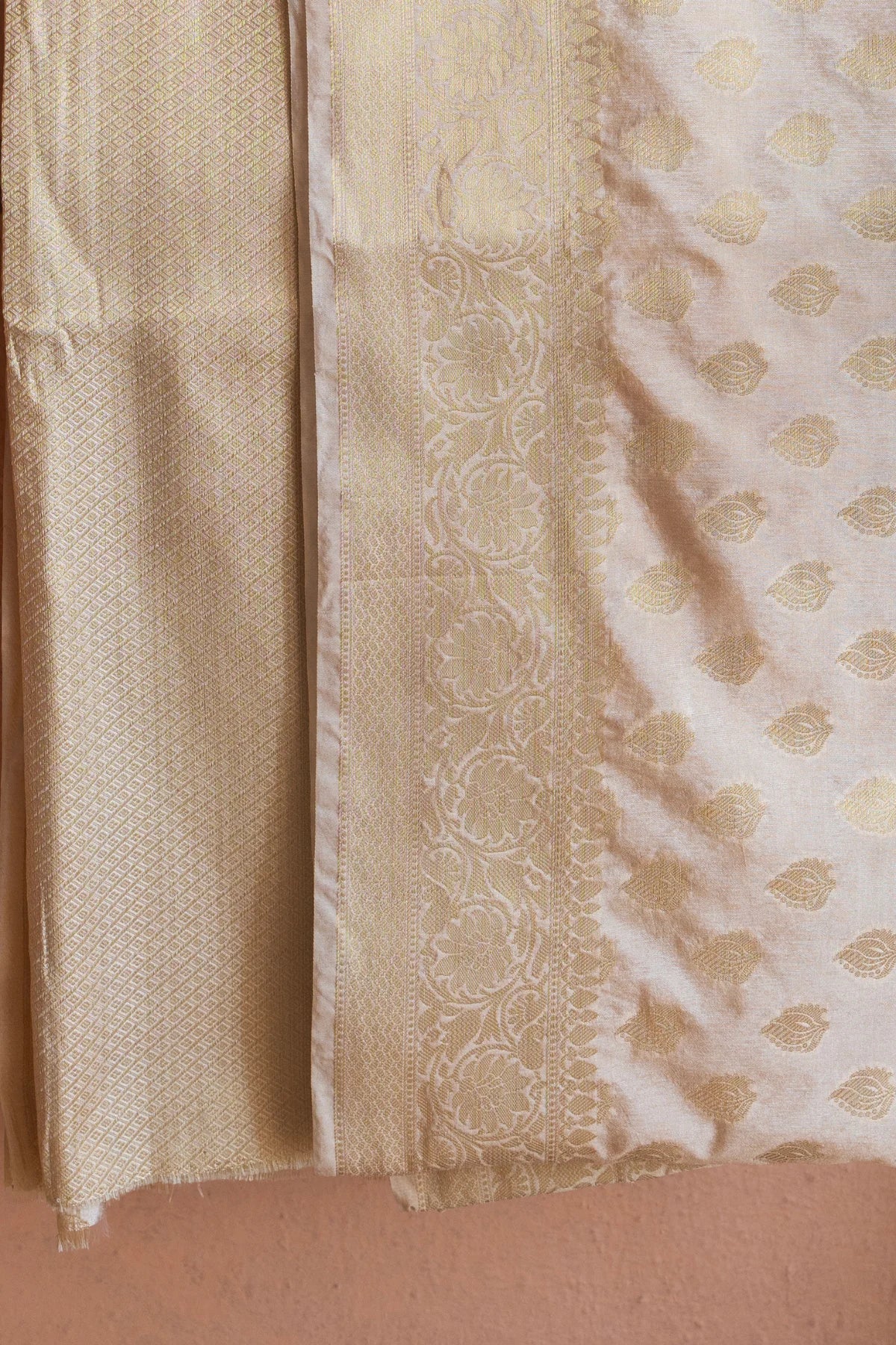 Banarasi Silk Sarees - Cream