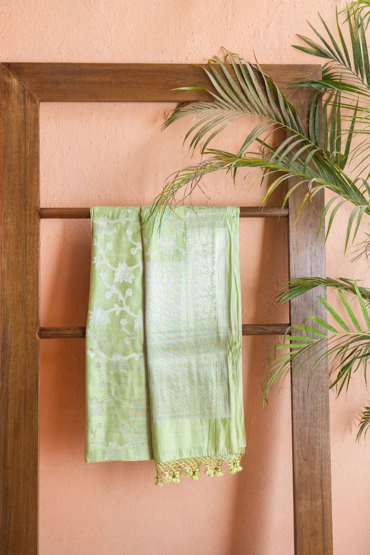 Banarasi Silk Sarees - Olive Green