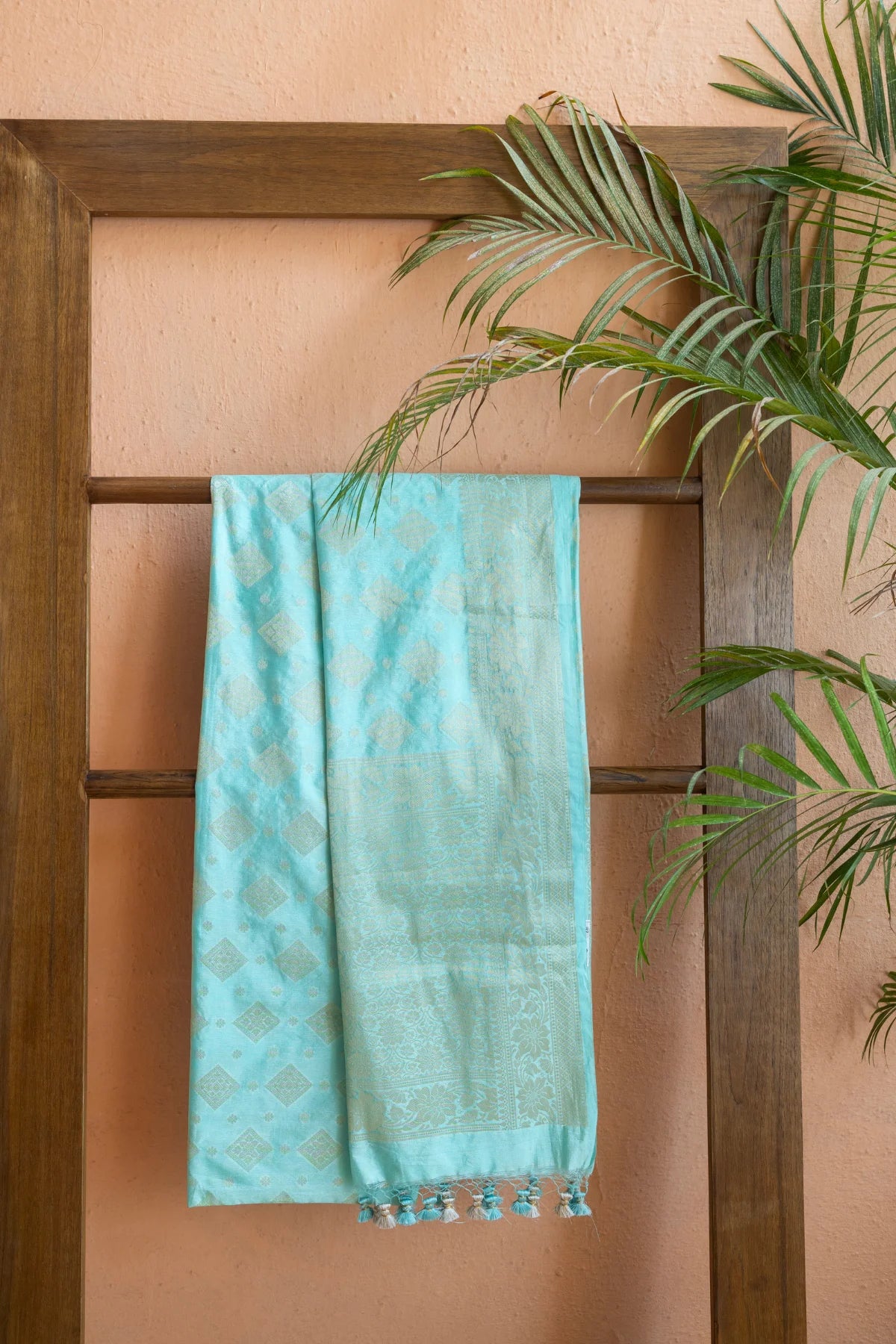 Banarasi Silk Sarees - Sky Blue 3