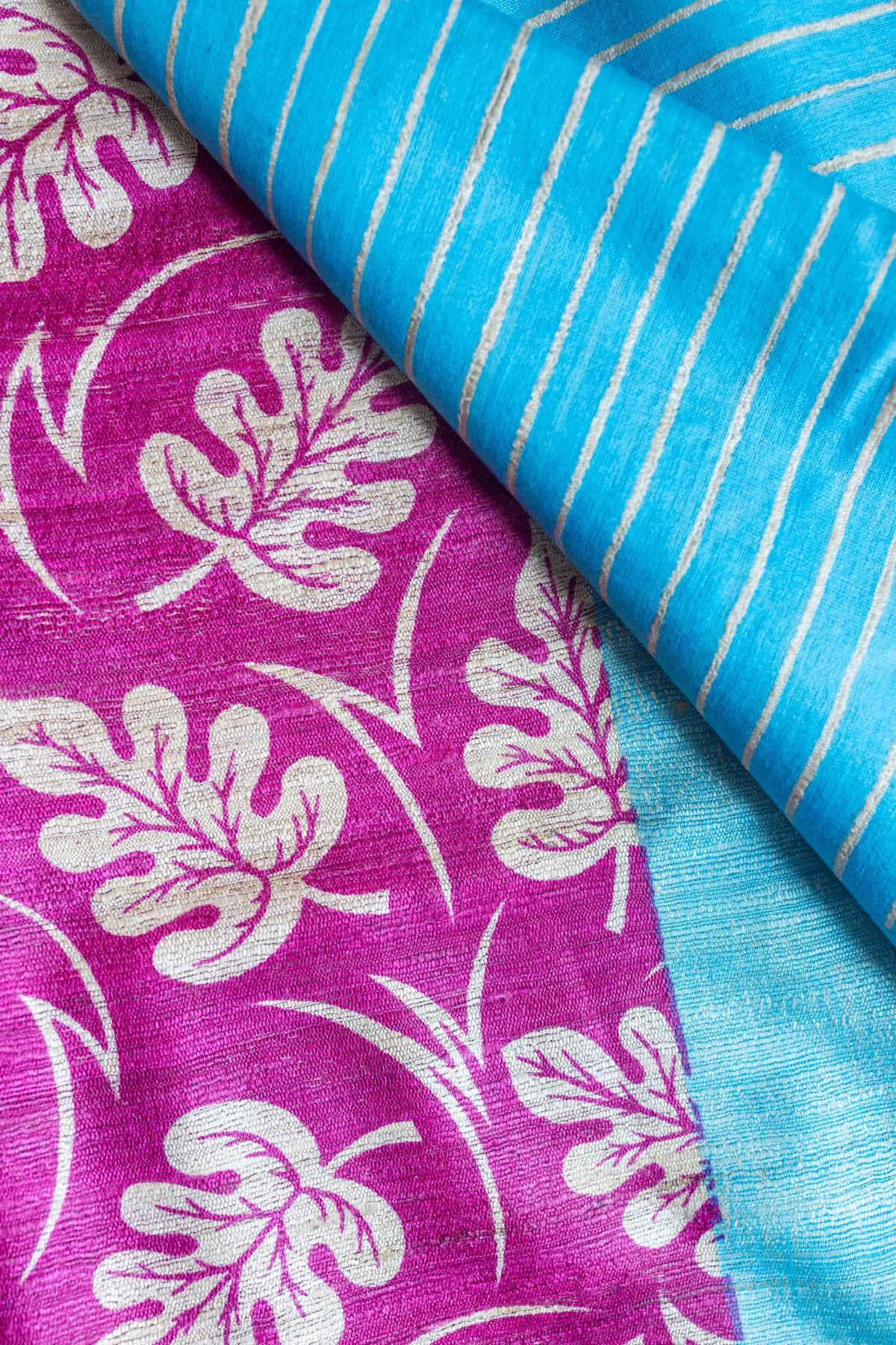 Gheecha Silk Sarees - Skyblue 1