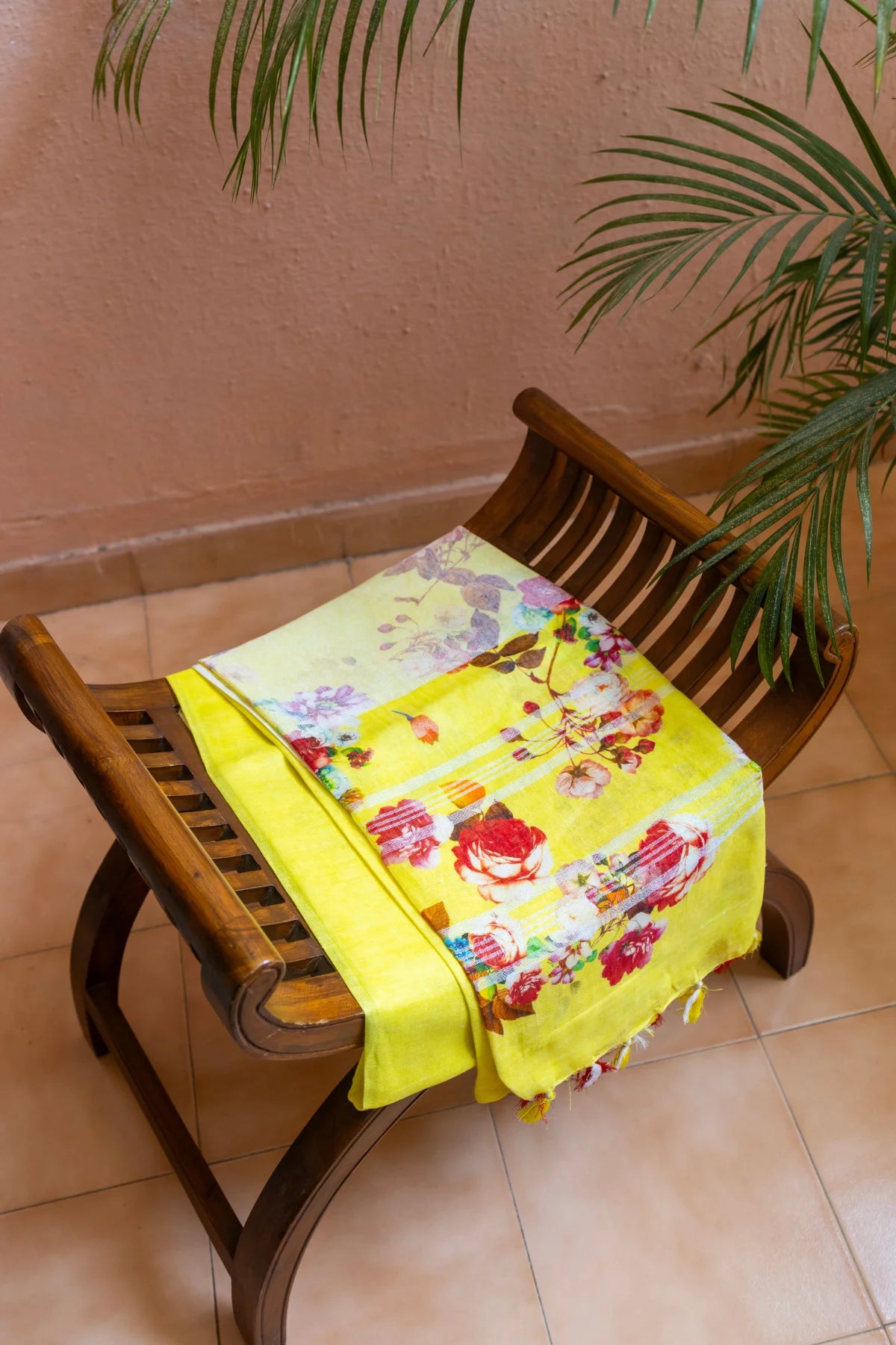 Printed Linen Cotton - Yellow 2