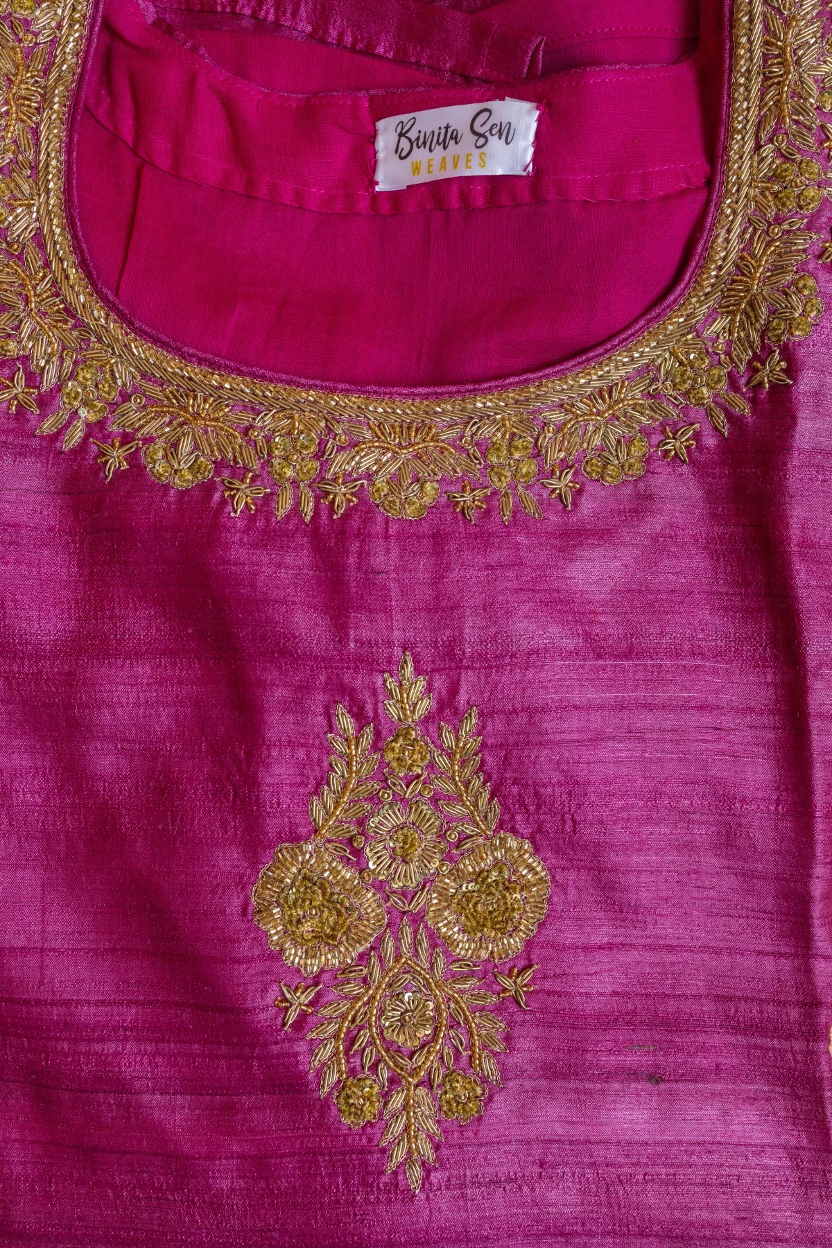 Zardosi Co-ord Sets - Magenta