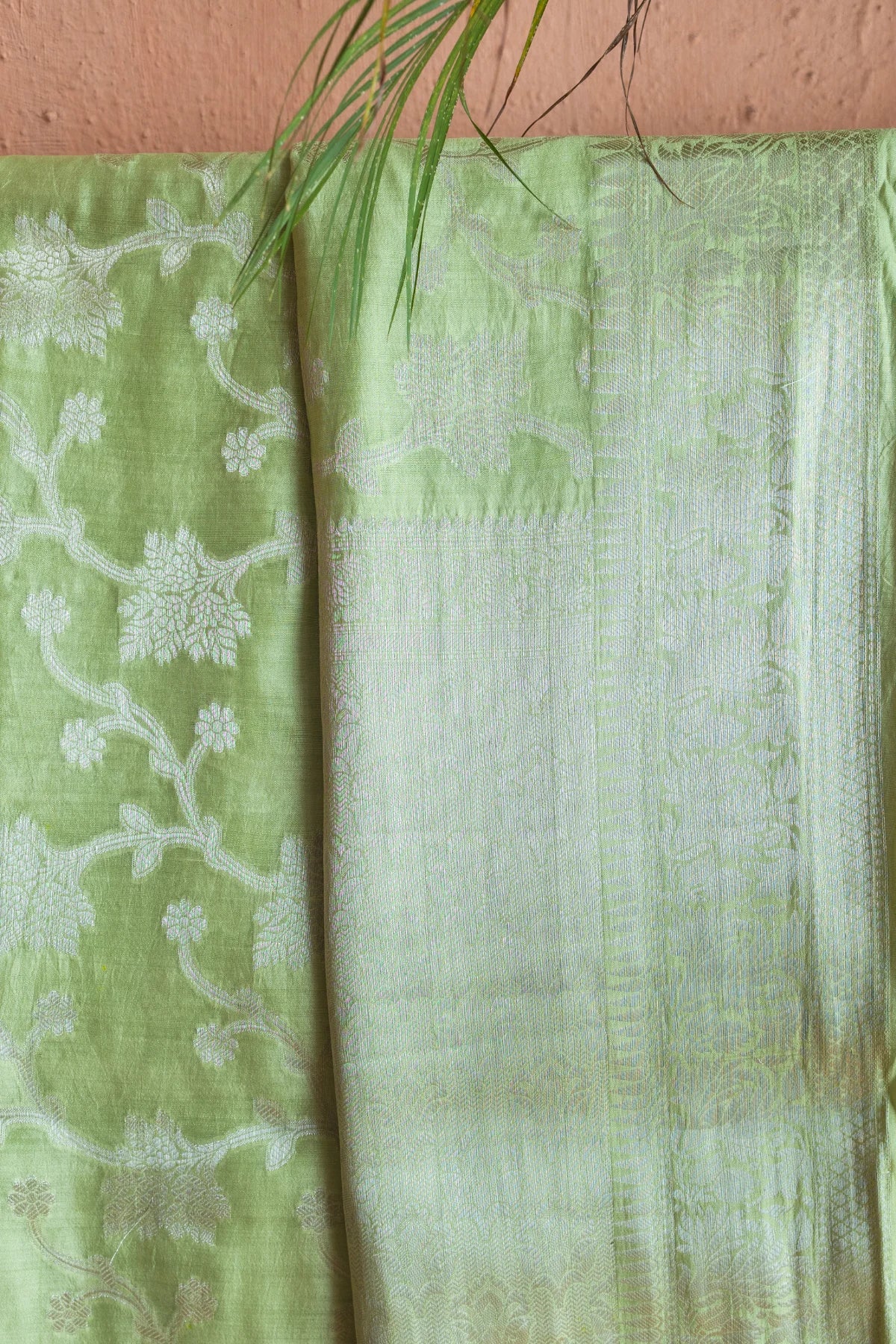 Banarasi Silk Sarees - Olive Green