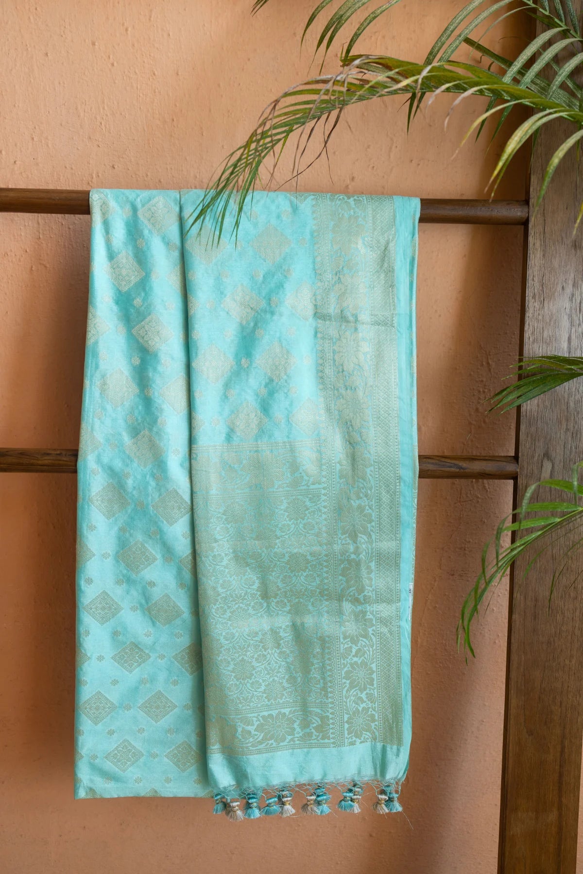 Banarasi Silk Sarees - Sky Blue 3
