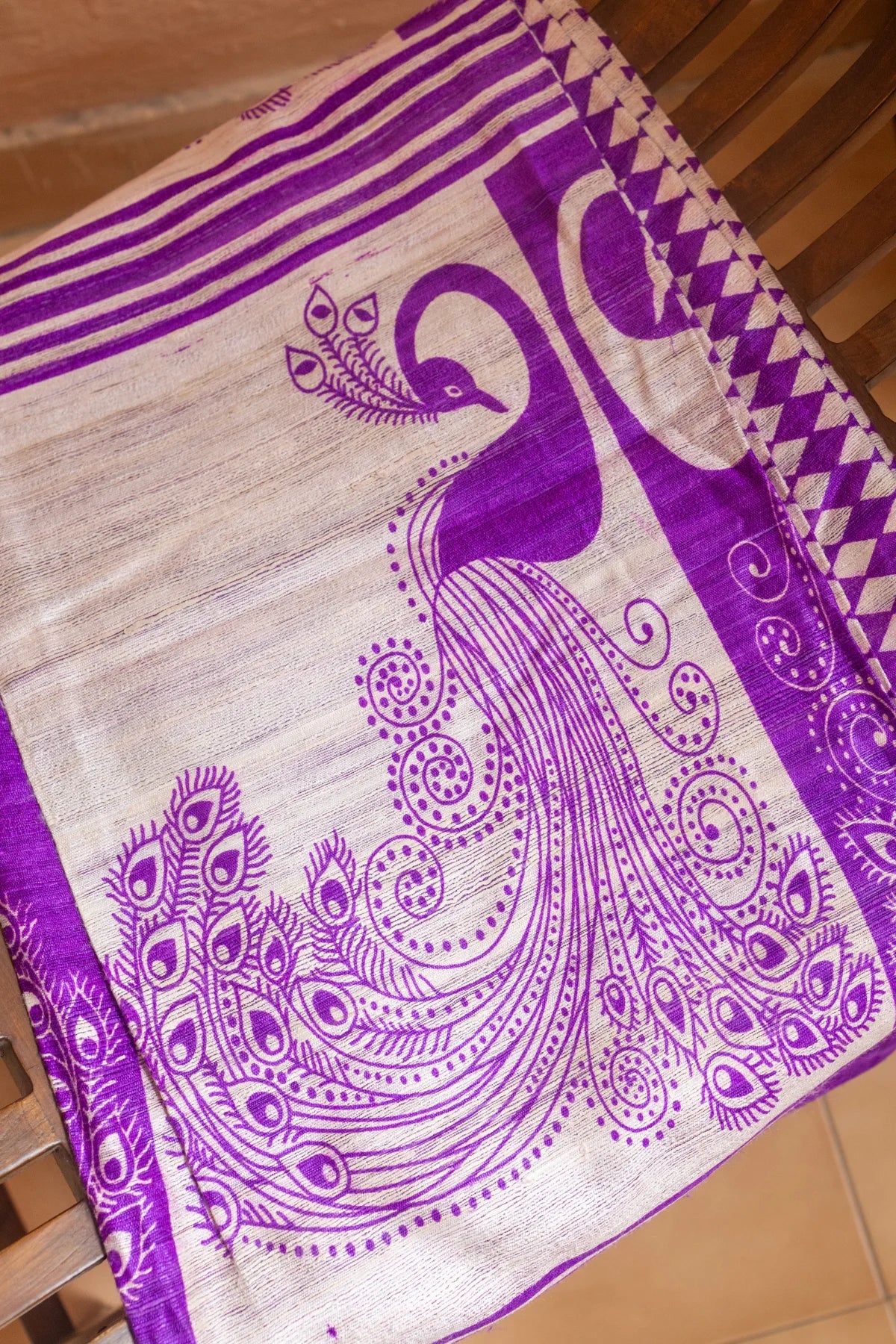 Gheecha Silk Sarees - Purple 1