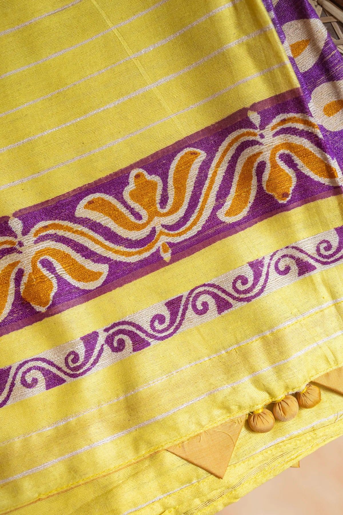 Gheecha Silk Sarees - Purple 2