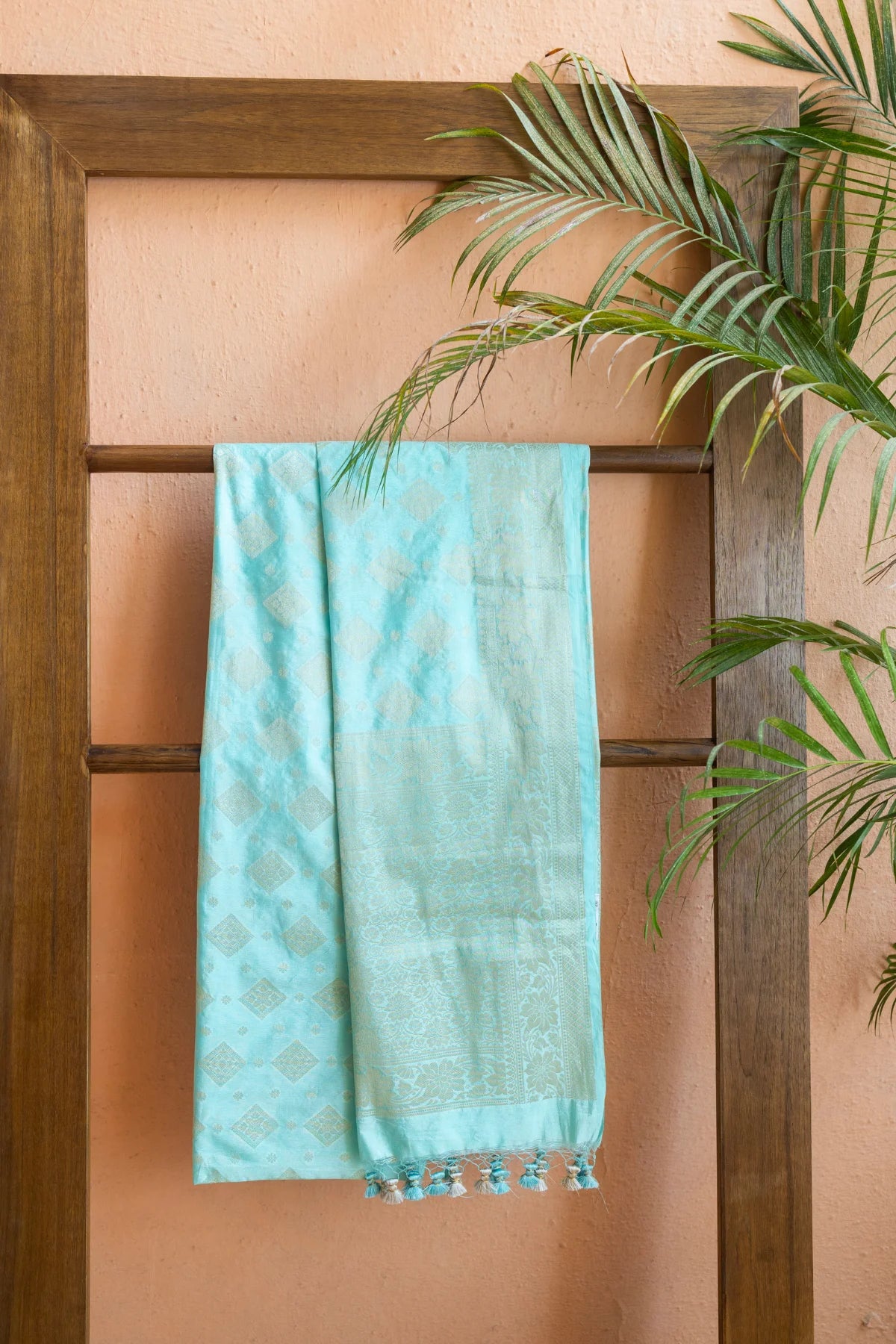 Banarasi Silk Sarees - Sky Blue 3