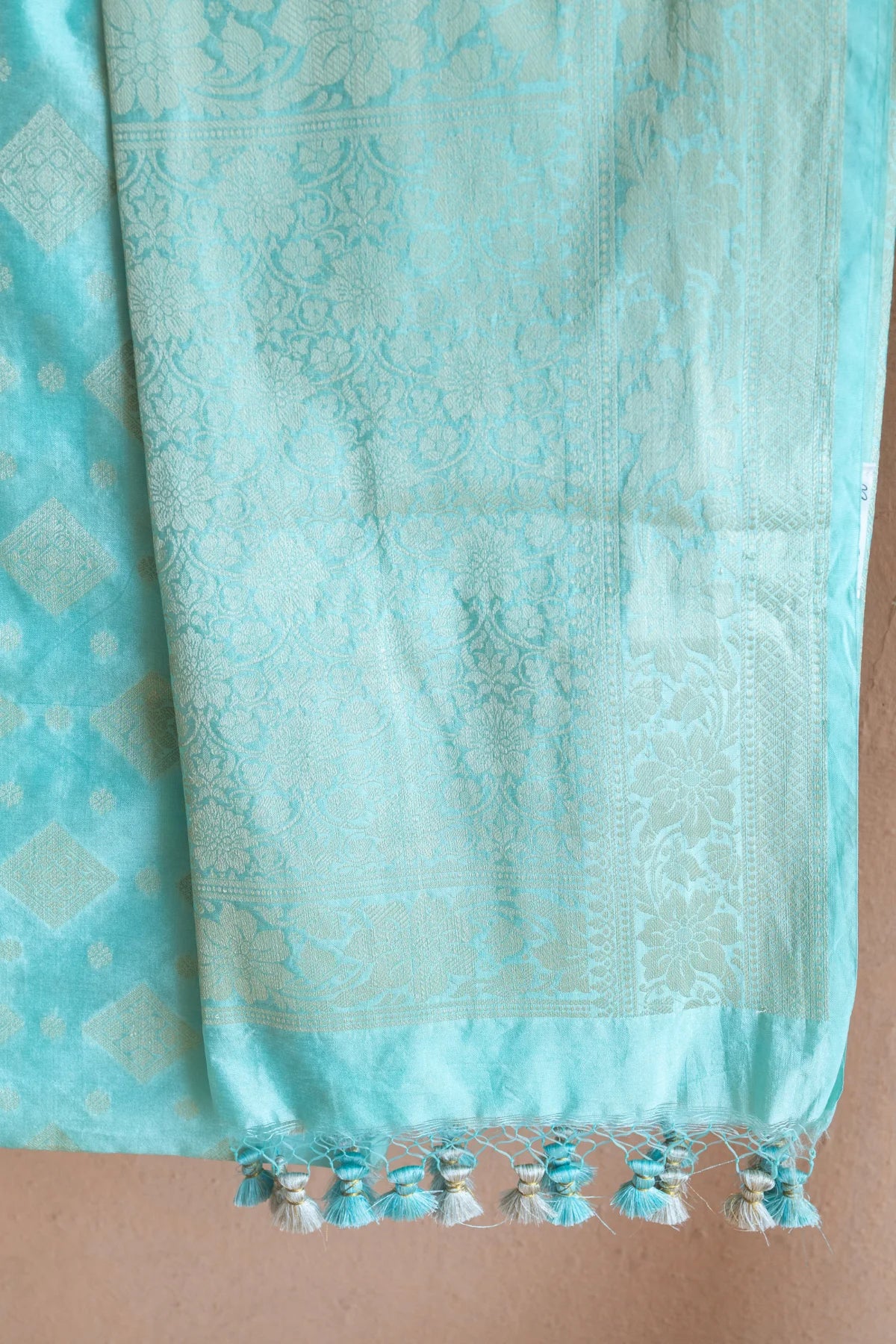 Banarasi Silk Sarees - Sky Blue 3