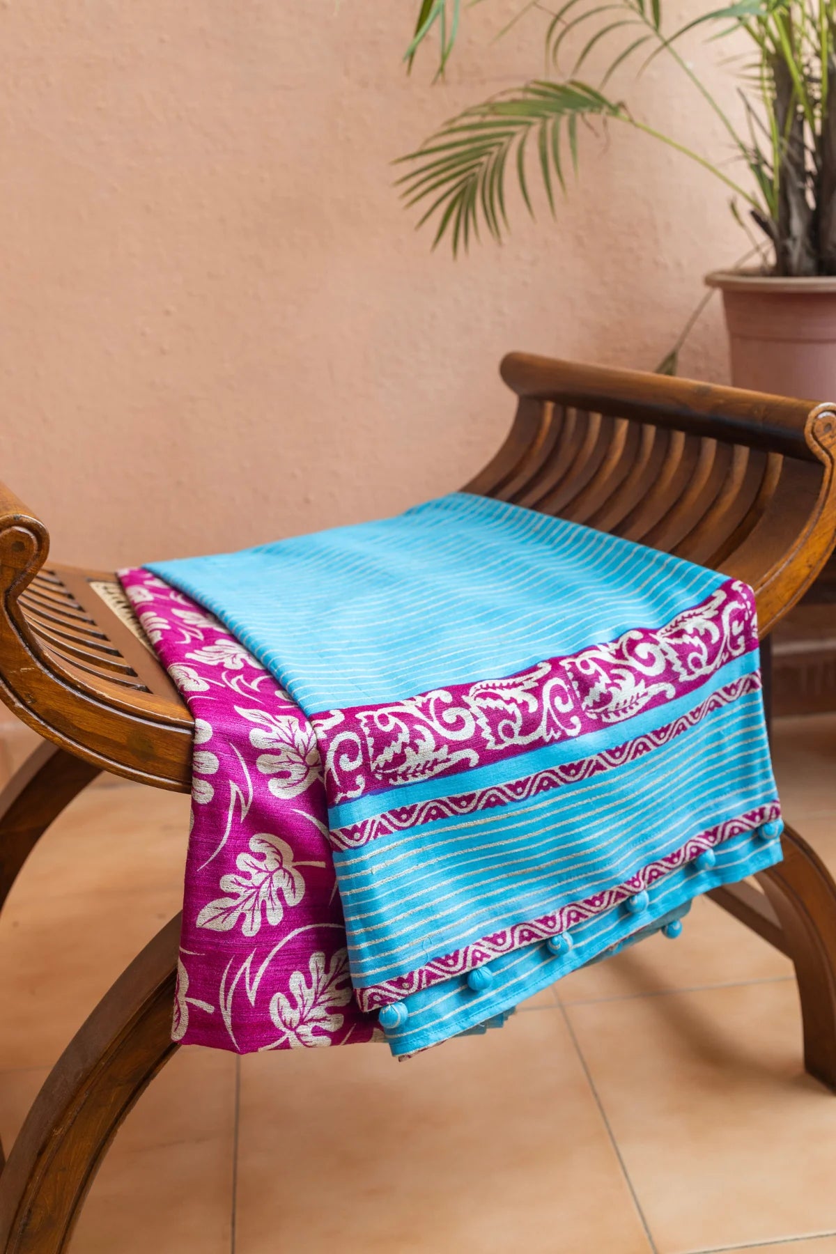 Gheecha Silk Sarees - Skyblue 1