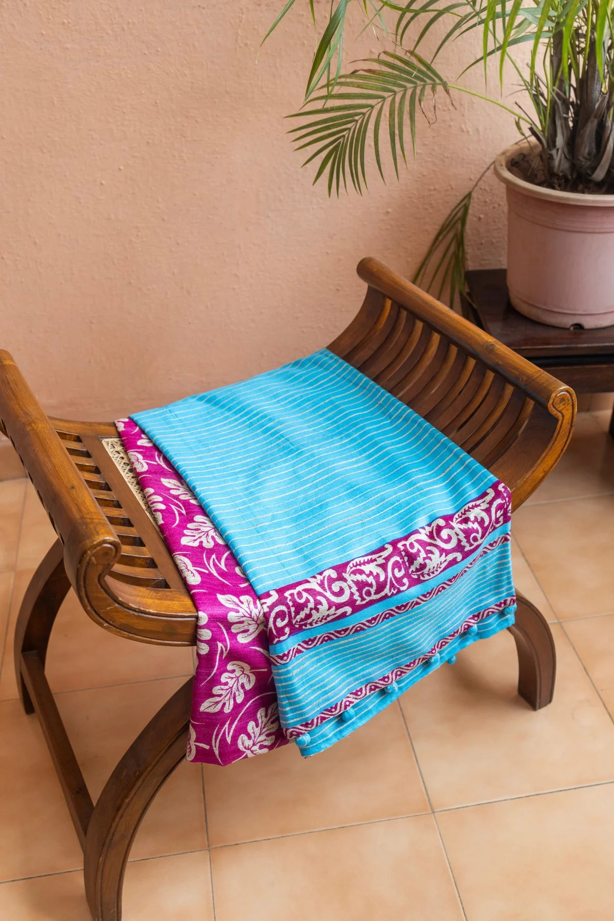 Gheecha Silk Sarees - Skyblue 1