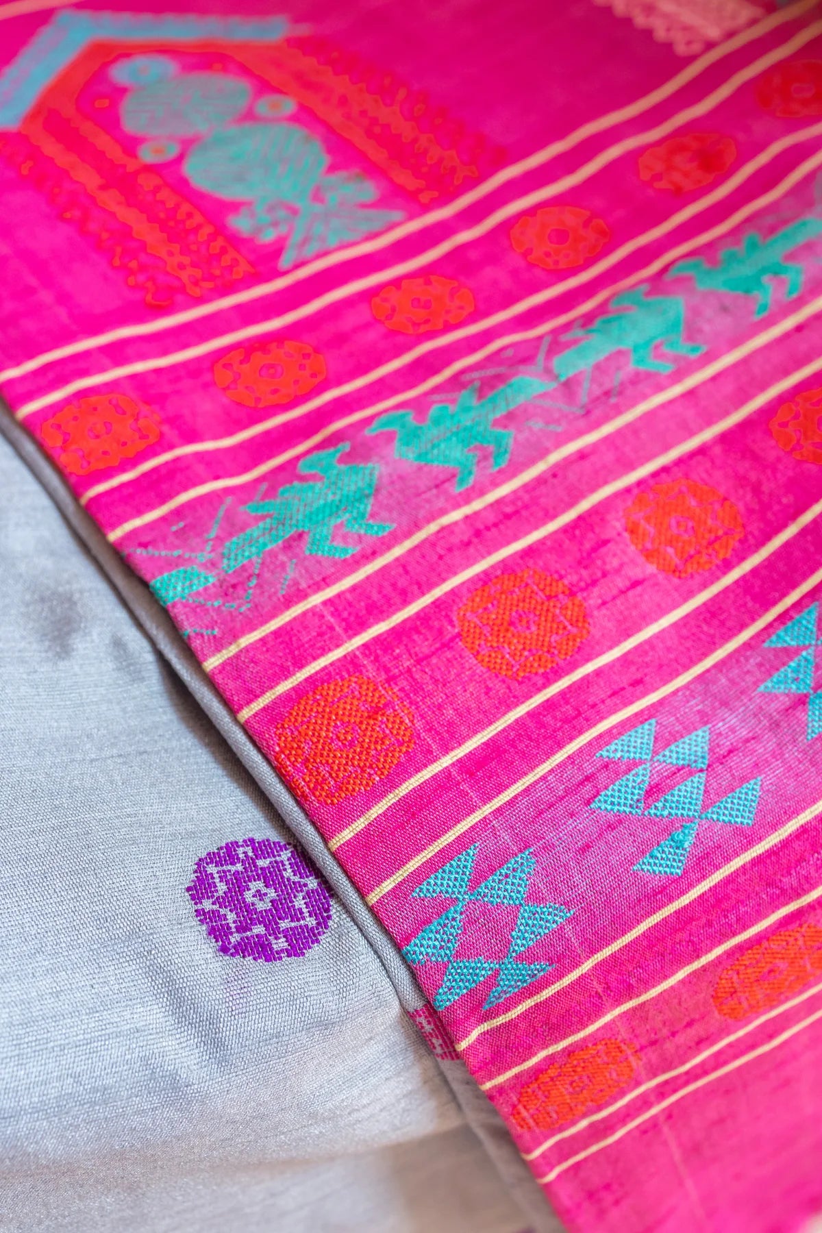 Dolabedi (Orissa) Sarees - Pink