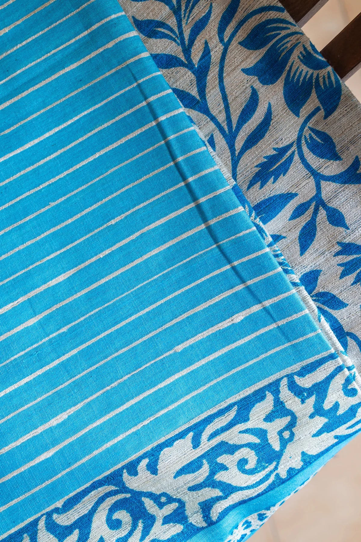 Gheecha Silk Sarees - Skyblue 3