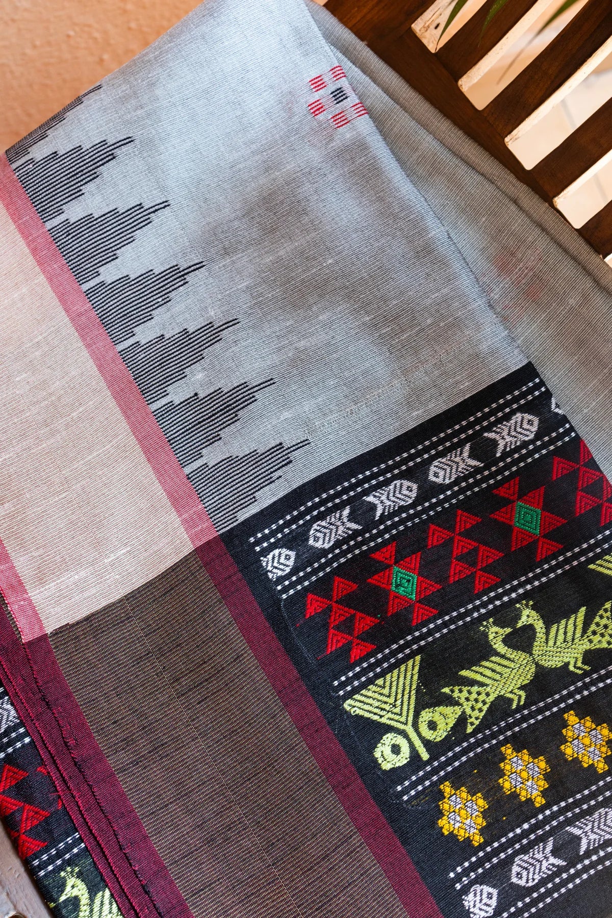 Dolabedi (Orissa) Sarees - Grey