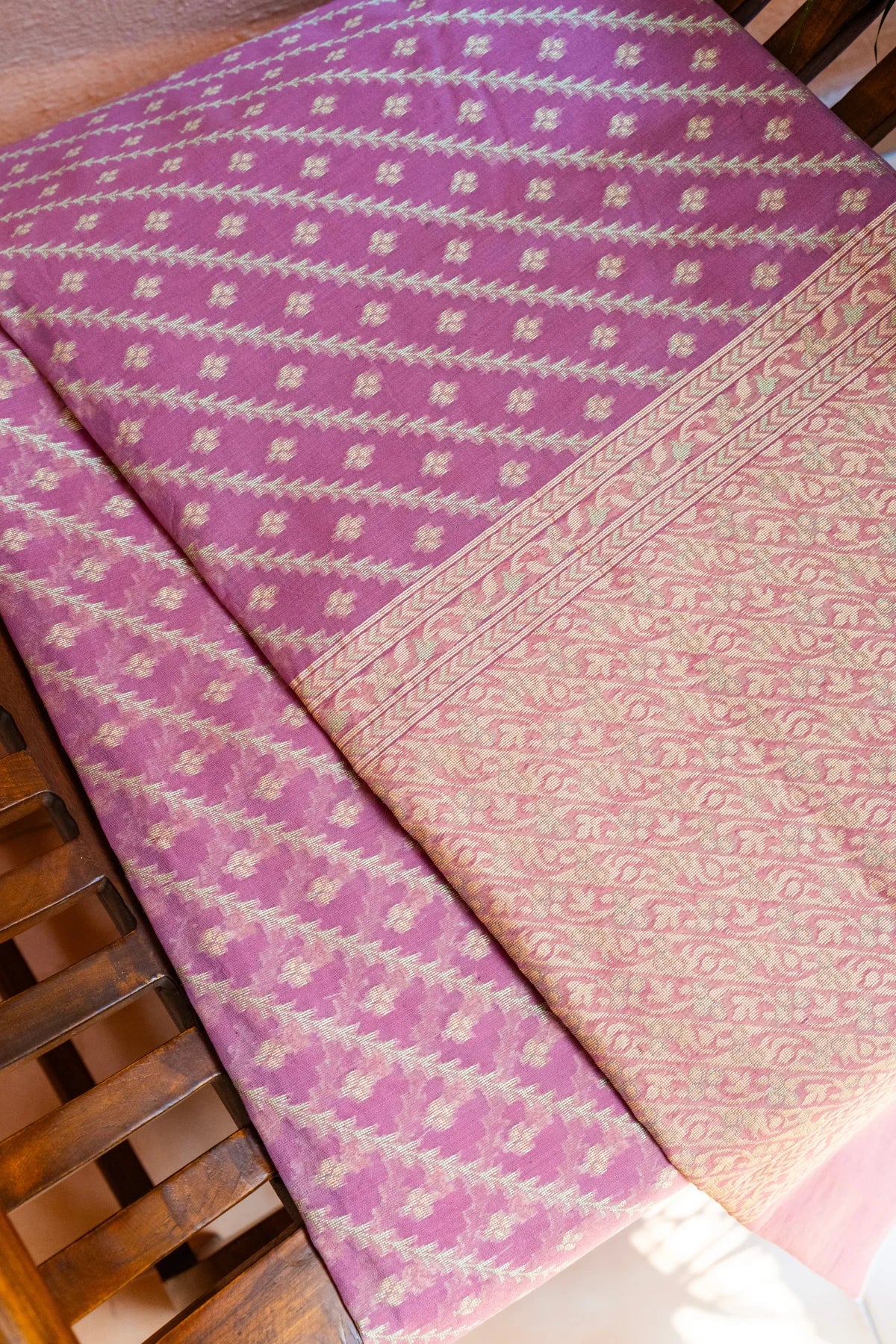 Banarasi Cotton Sarees - Pink -2