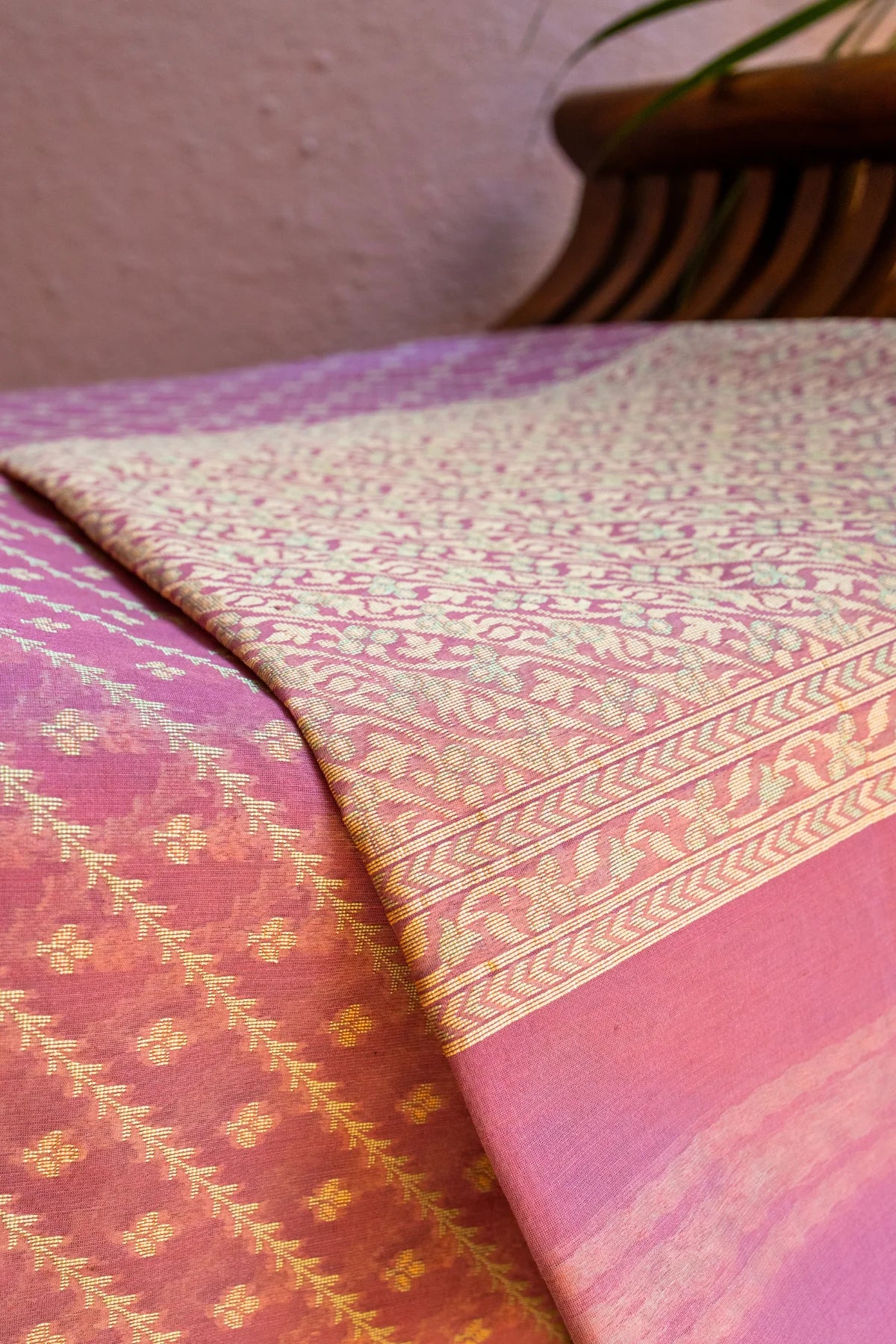 Banarasi Cotton Sarees - Pink -2