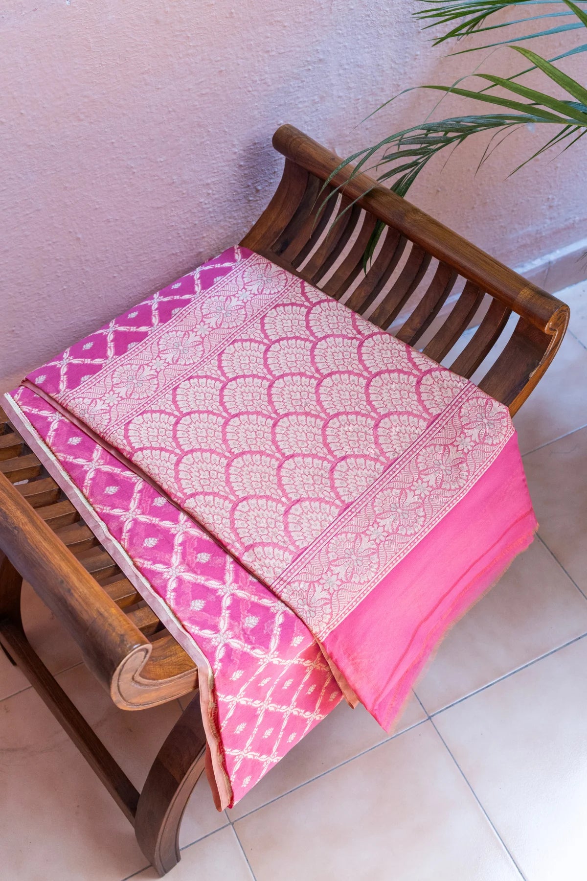 Banarasi Cotton Sarees - Pink -3