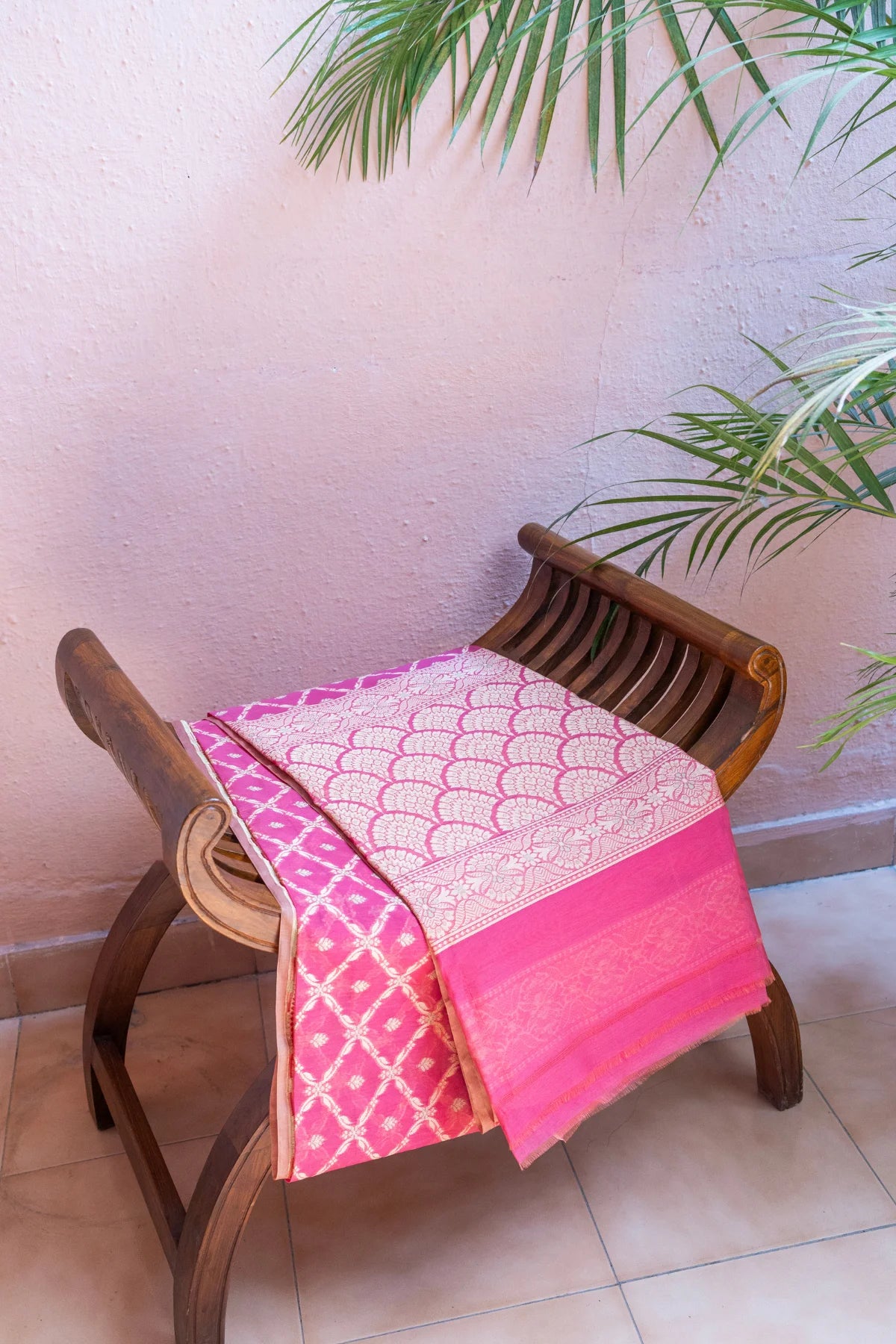 Banarasi Cotton Sarees - Pink -3