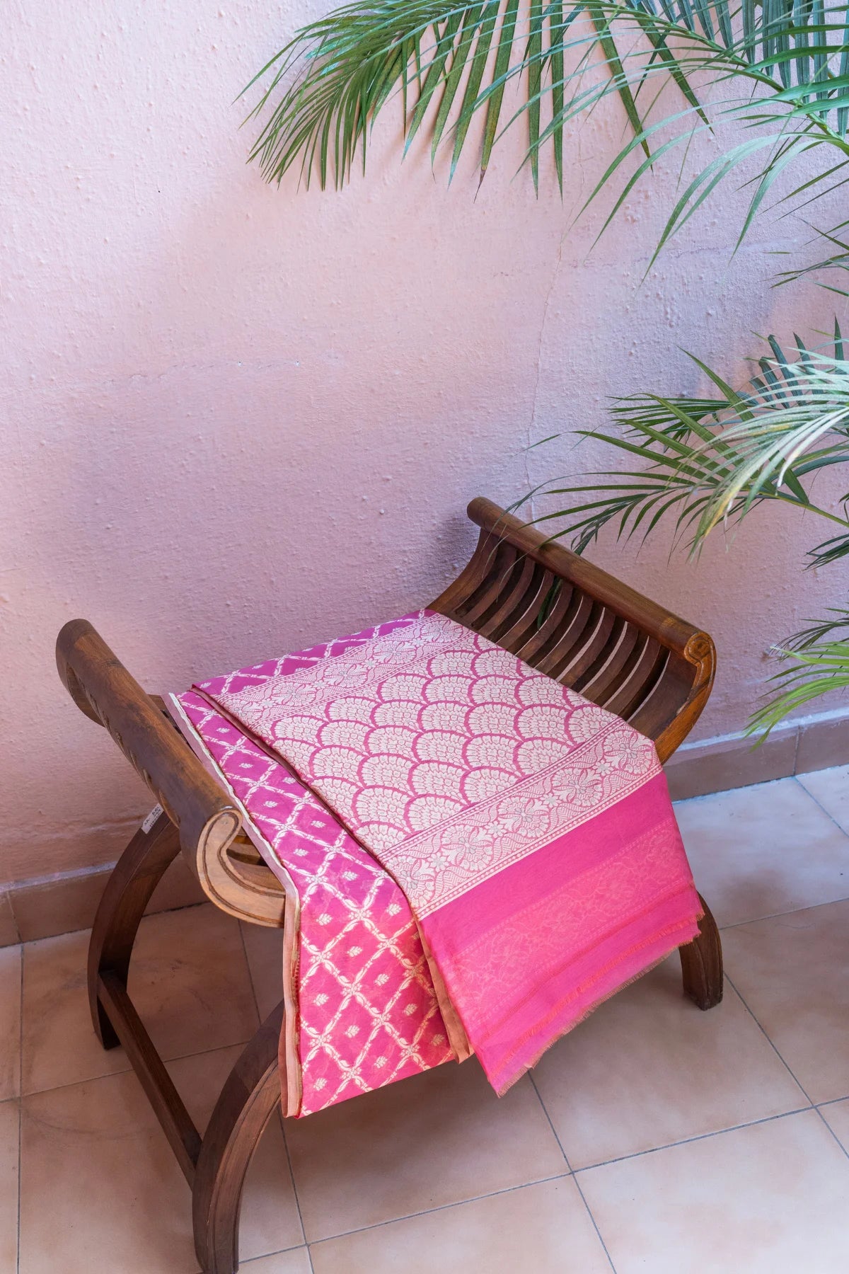 Banarasi Cotton Sarees - Pink -3