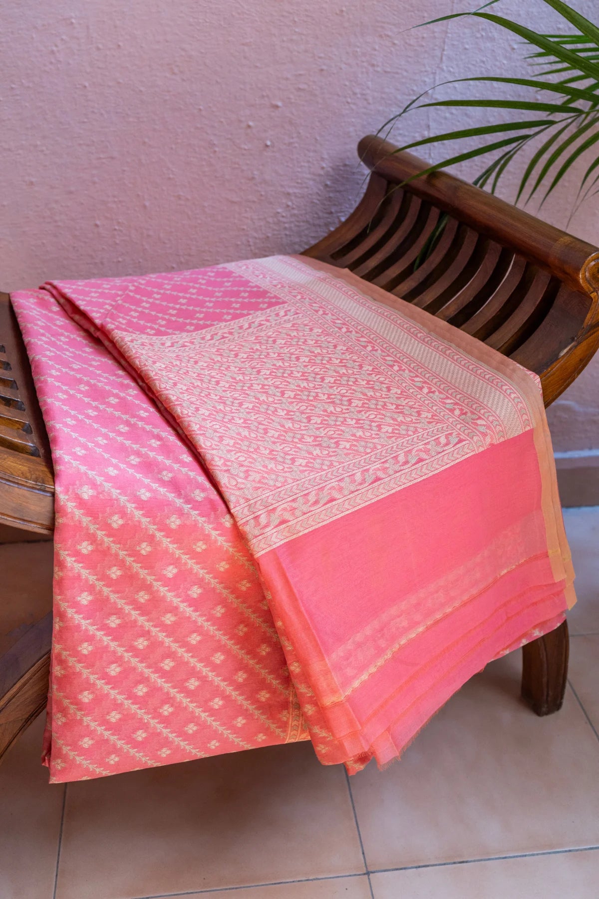 Banarasi Cotton Sarees - Pink - 6
