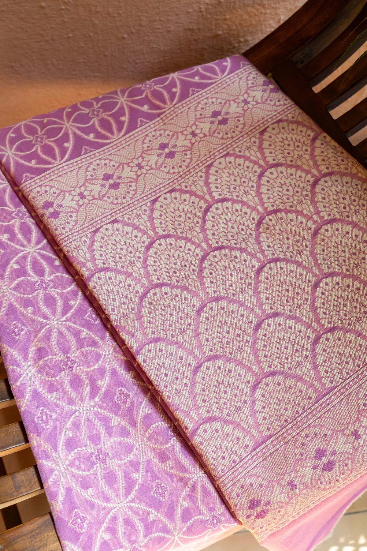 Banarasi Cotton Sarees - Pink 4