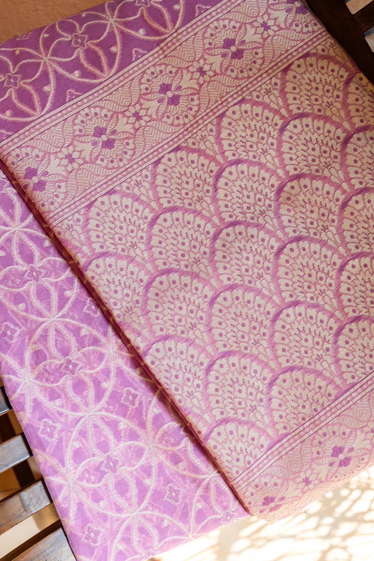 Banarasi Cotton Sarees - Pink 4